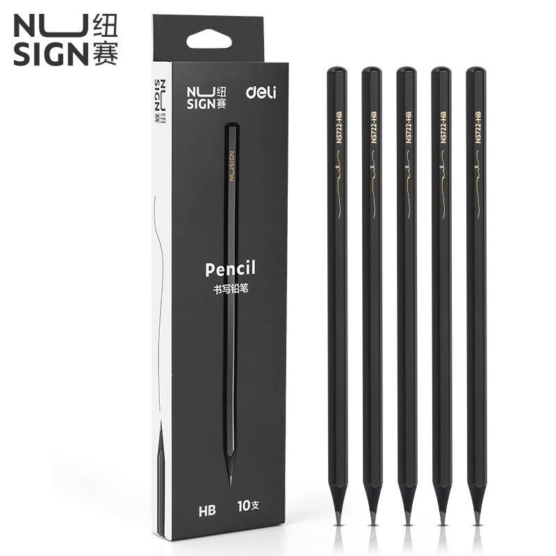 Hộp 10 Bút Chì Đen Deli RC4201