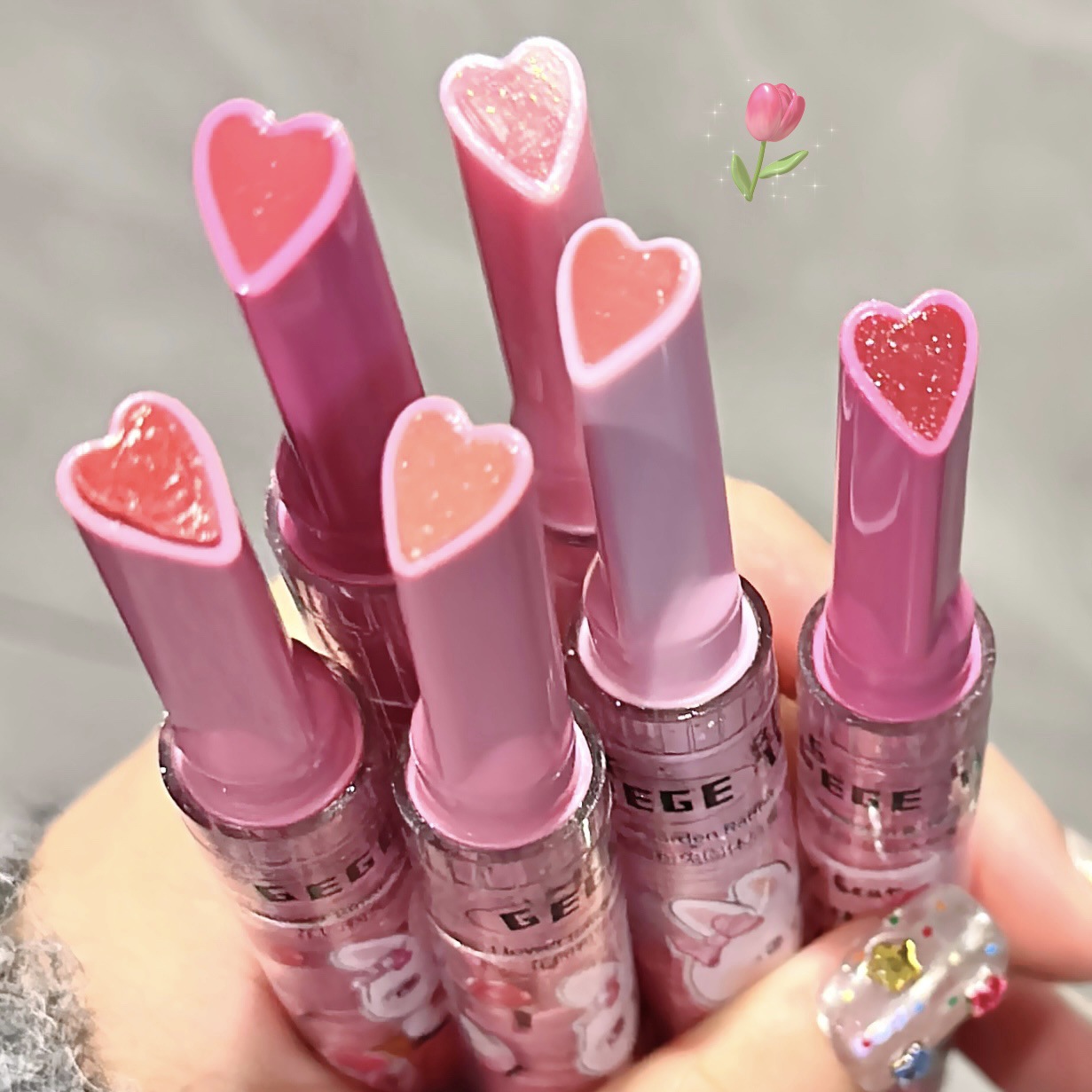Set 3 Son Bóng Vườn Thỏ RC969