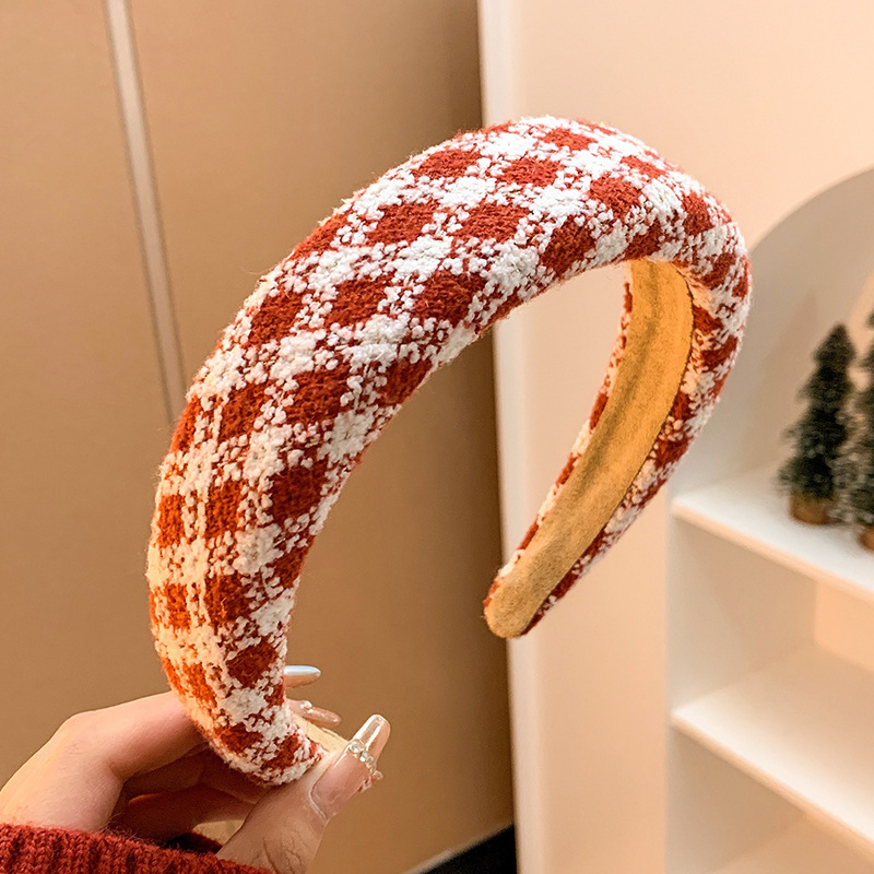 Cài Tóc Caro Đỏ RC3941