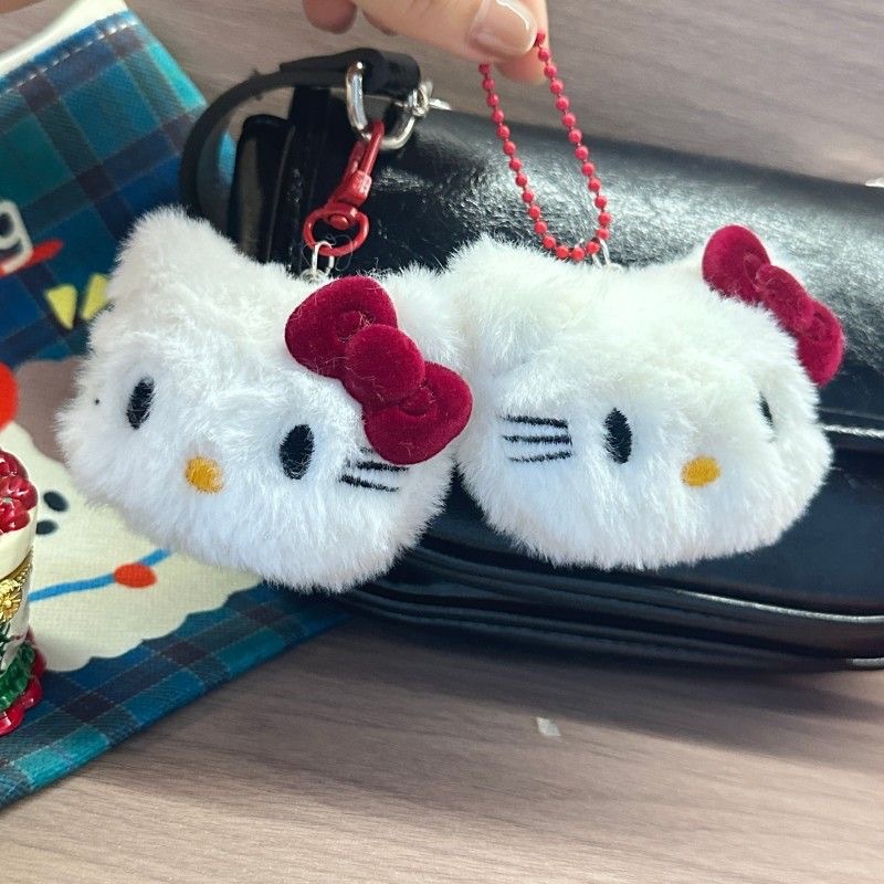 Móc Khóa Bông Mặt Kitty RC3367