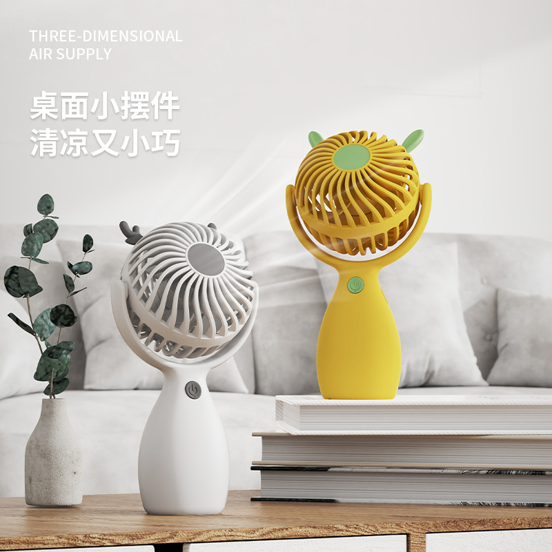 Quạt Sạc Cầm Tay Tai Gấu RC03912