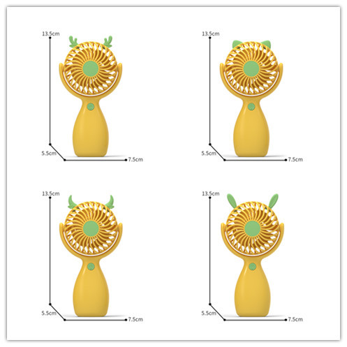 Quạt Sạc Cầm Tay Tai Gấu RC03912