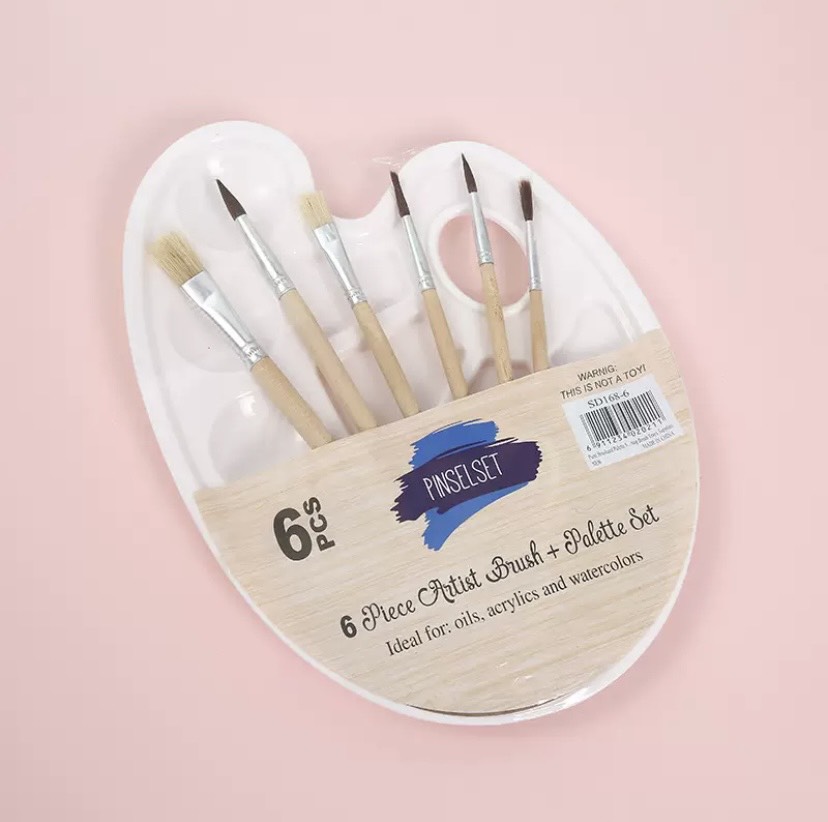 Bộ Cọ Kèm Dĩa Pha Màu ND060