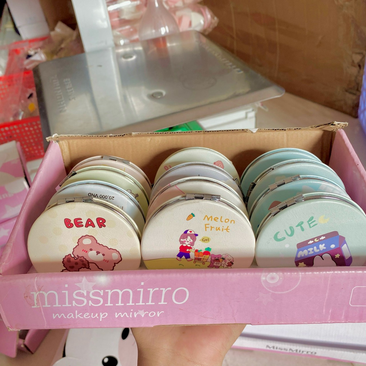 Gương Gập Tròn Khô ND01570