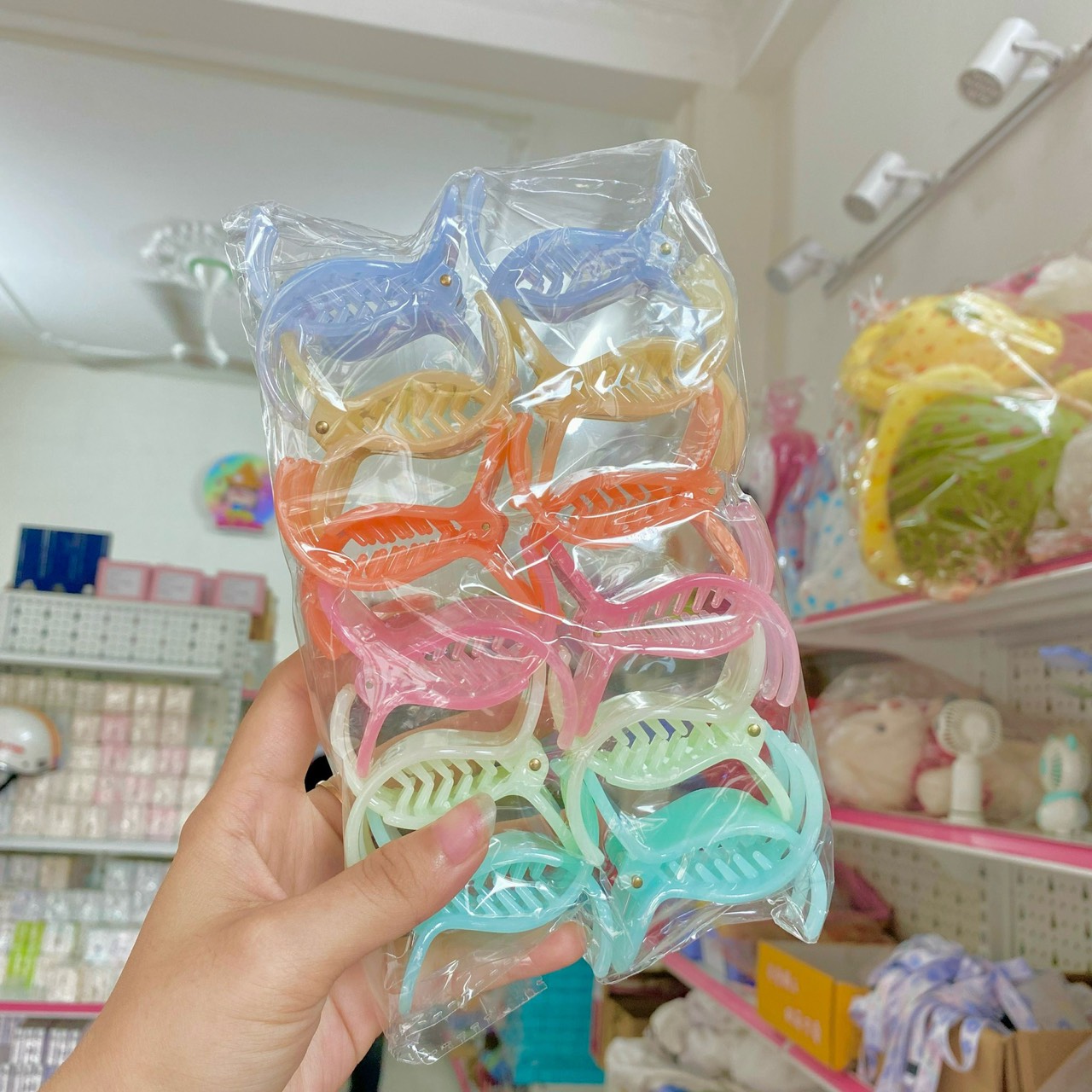 Set 12 Kẹp Bầu Pastel Trong ND0206