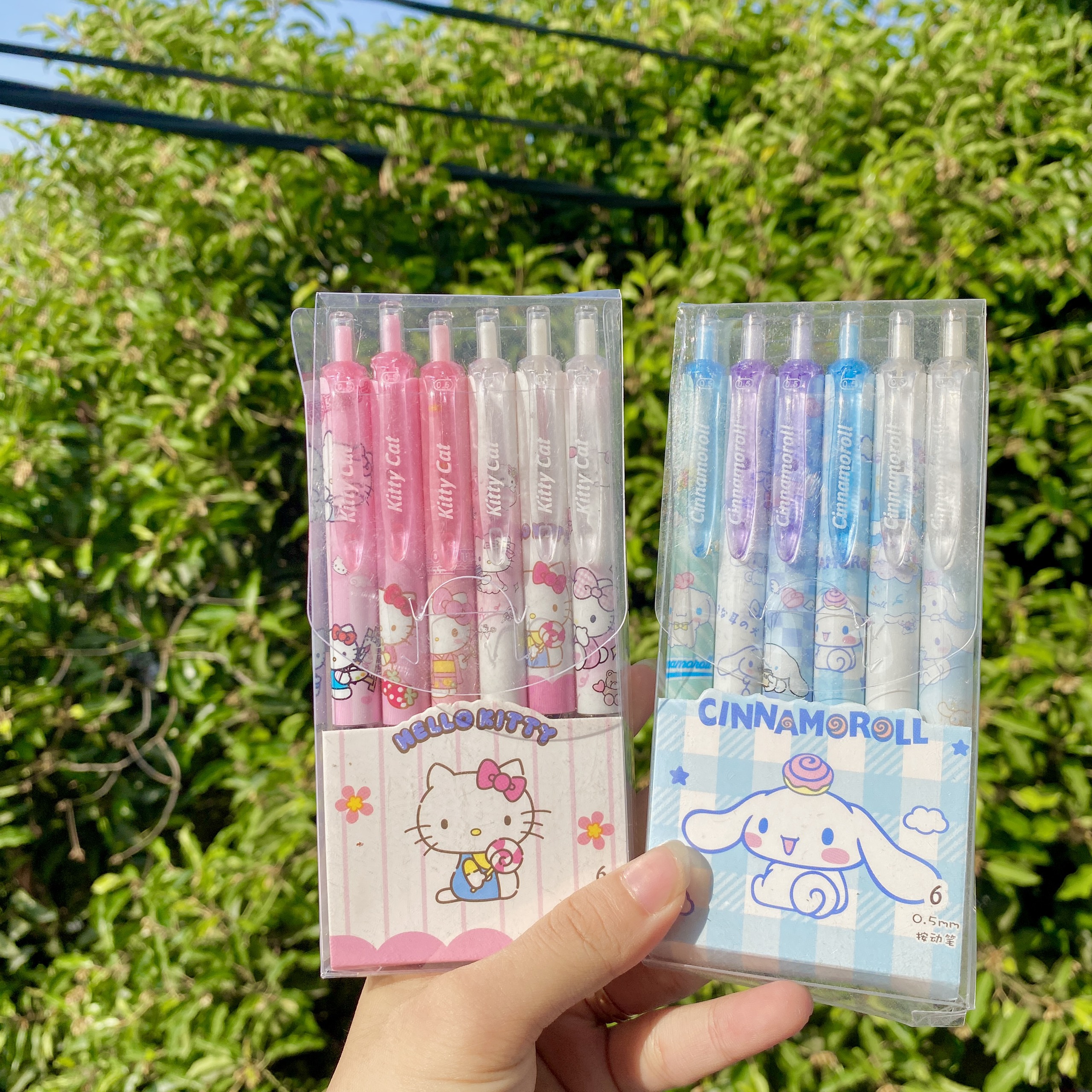 Hộp 6 Bút Đen Hoạt Hình RC04732