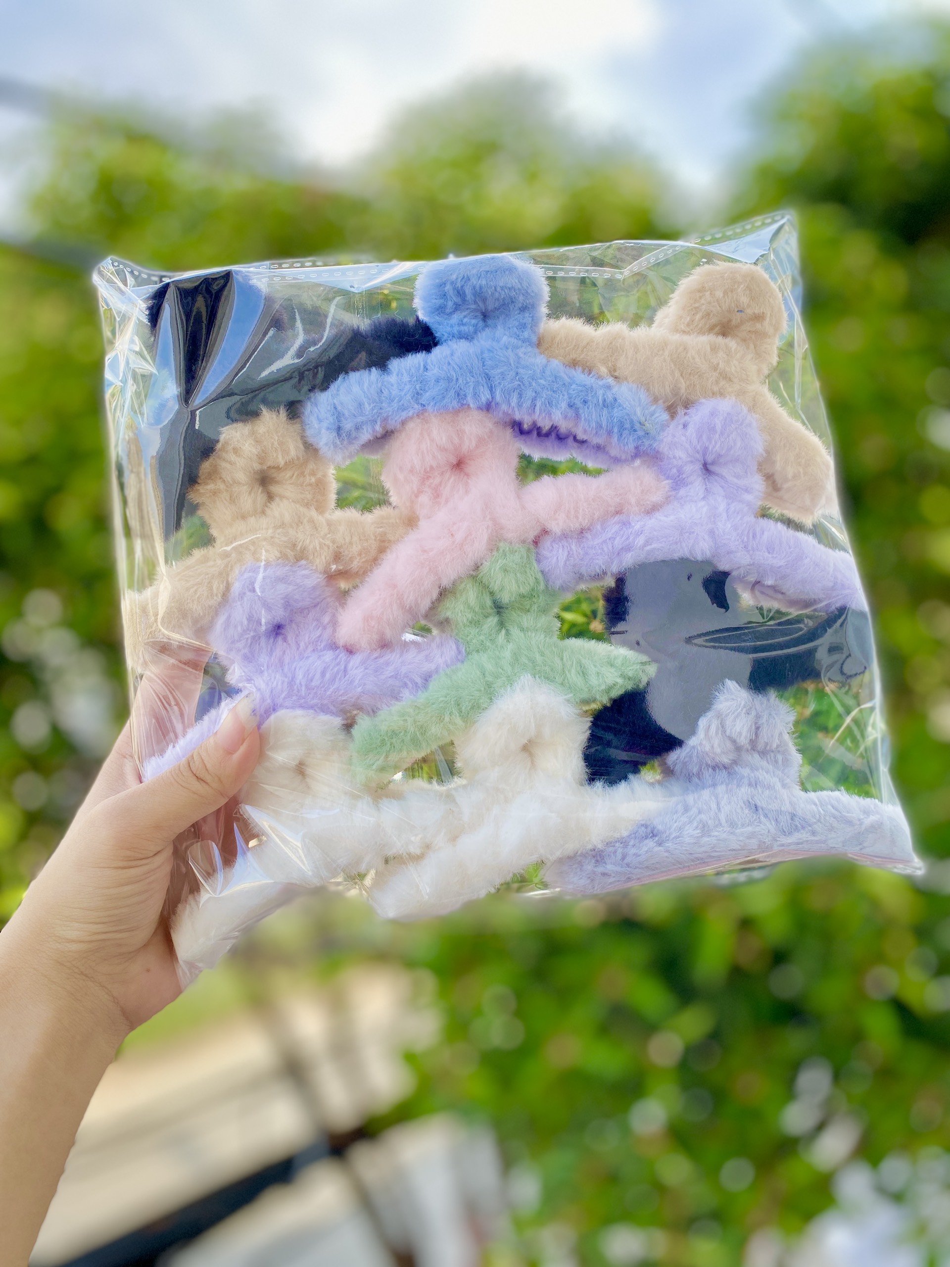 Set 10 Kẹp Lông Trơn RC04778