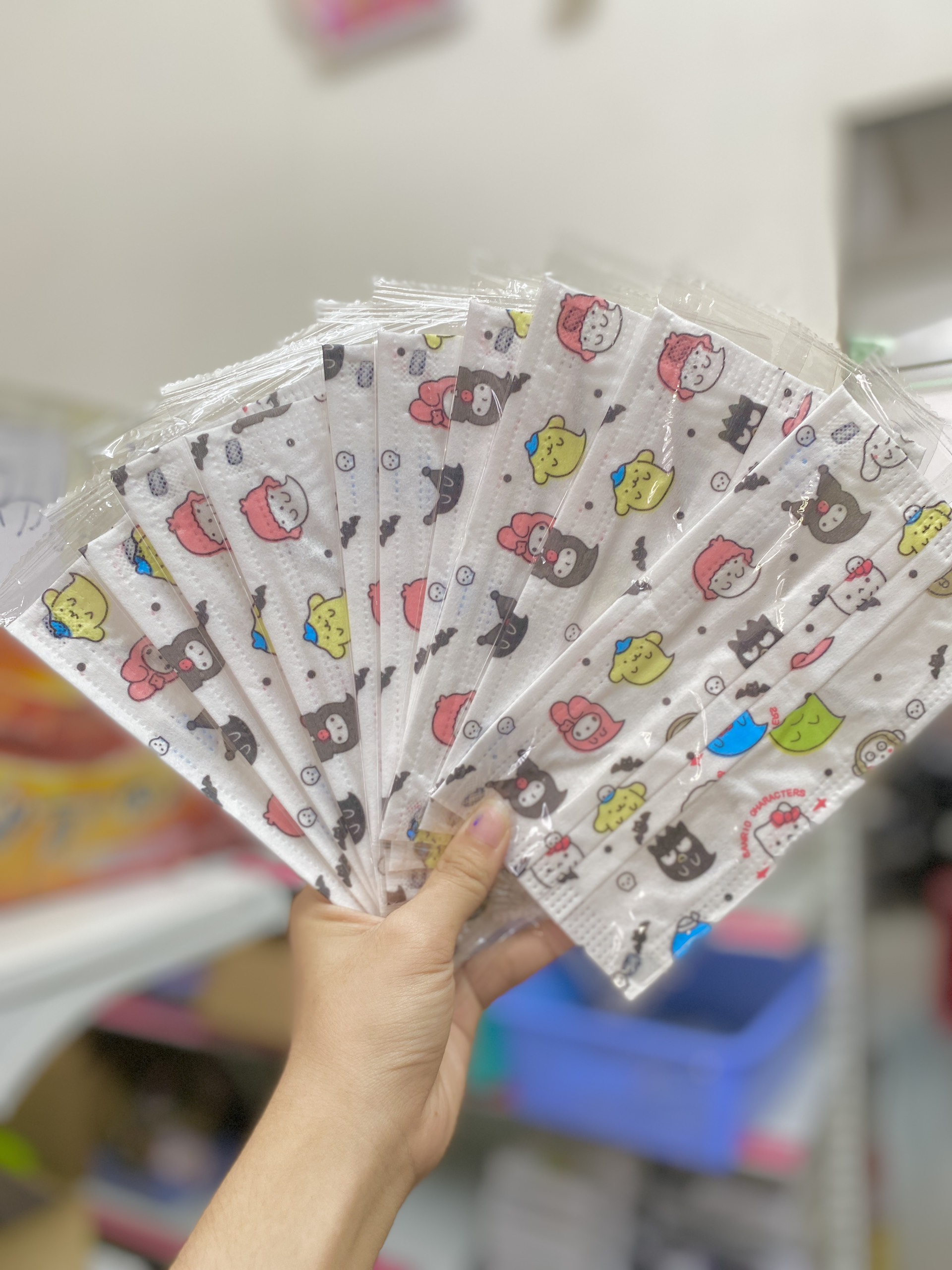 Set 10 Khẩu Trang K95 Hoạt Hình RC02894