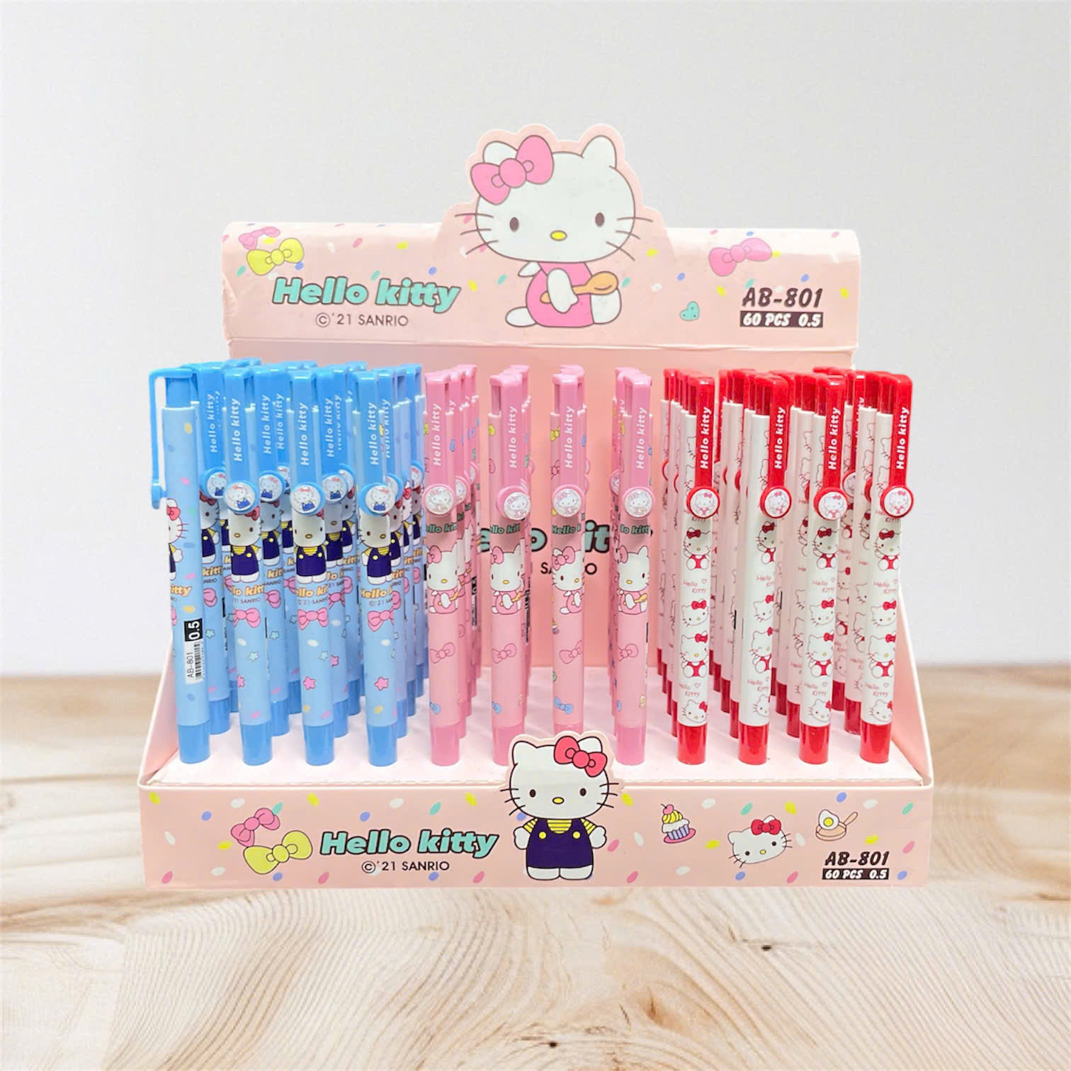 Hộp 60 Bút Bi Hoạt Hình RC1082