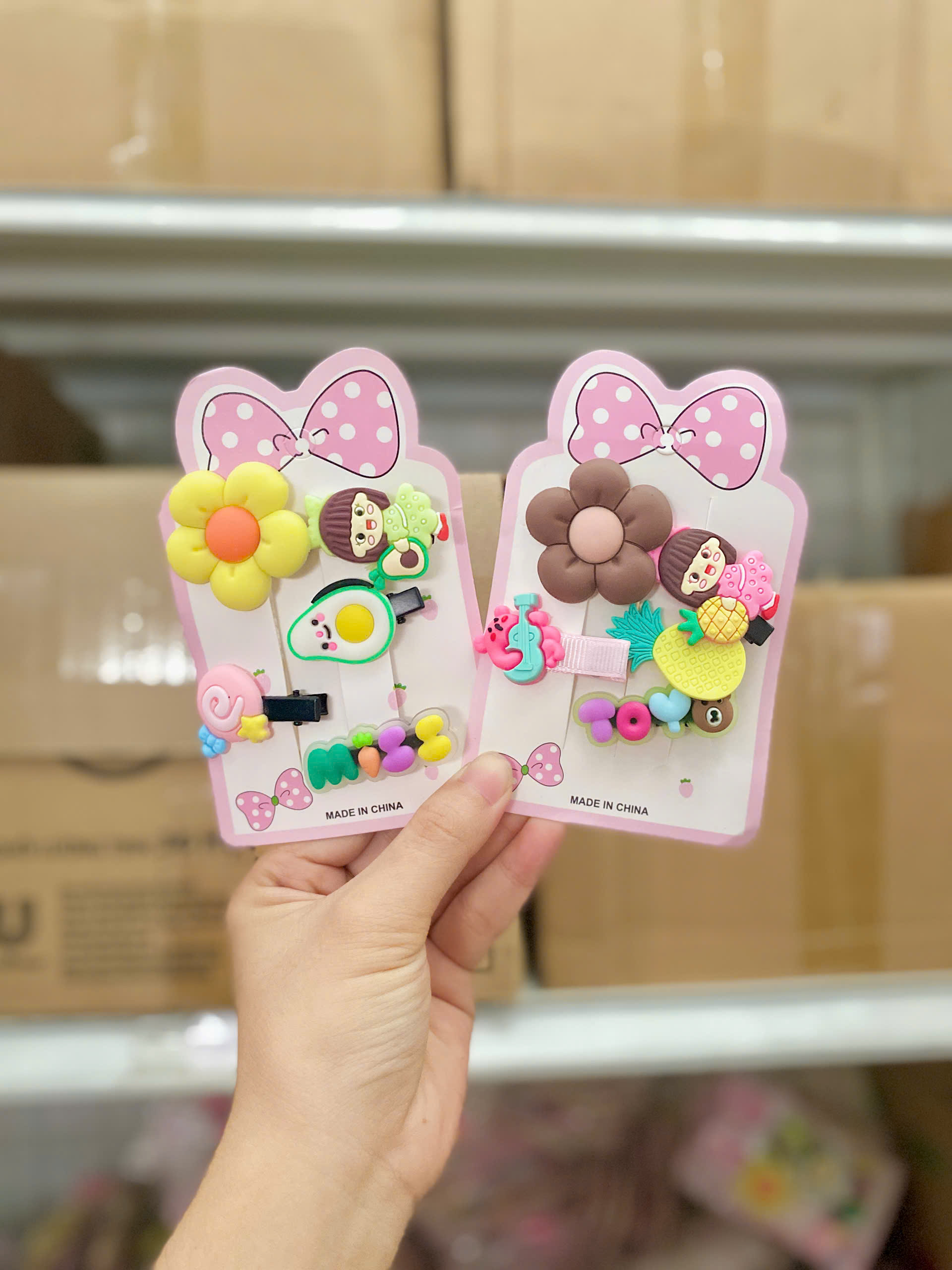 Set 5 Kẹp Bé Và Hoa NT306