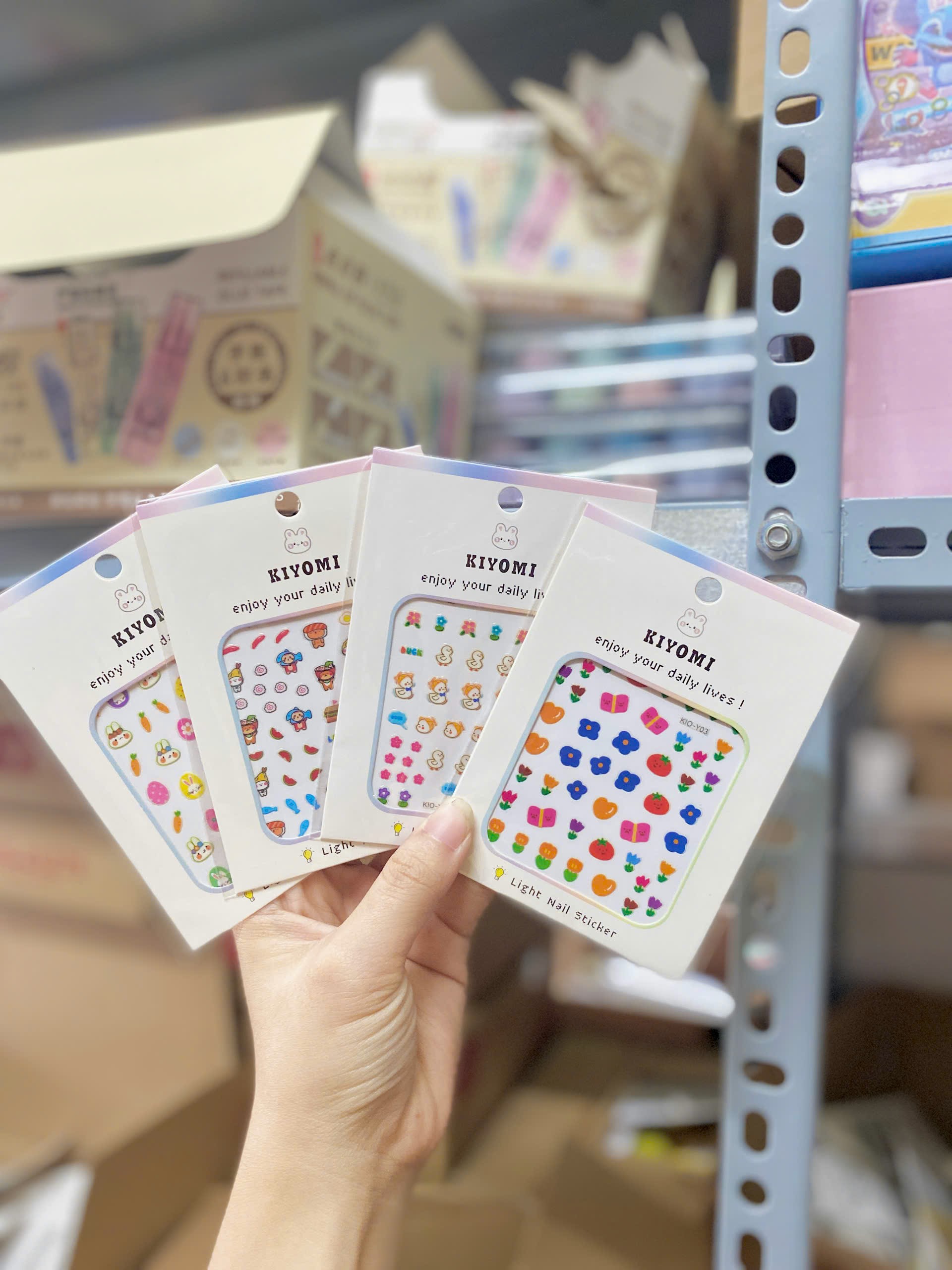 Set 10 Sticker Dán Móng Nhiều Mẫu RC1522