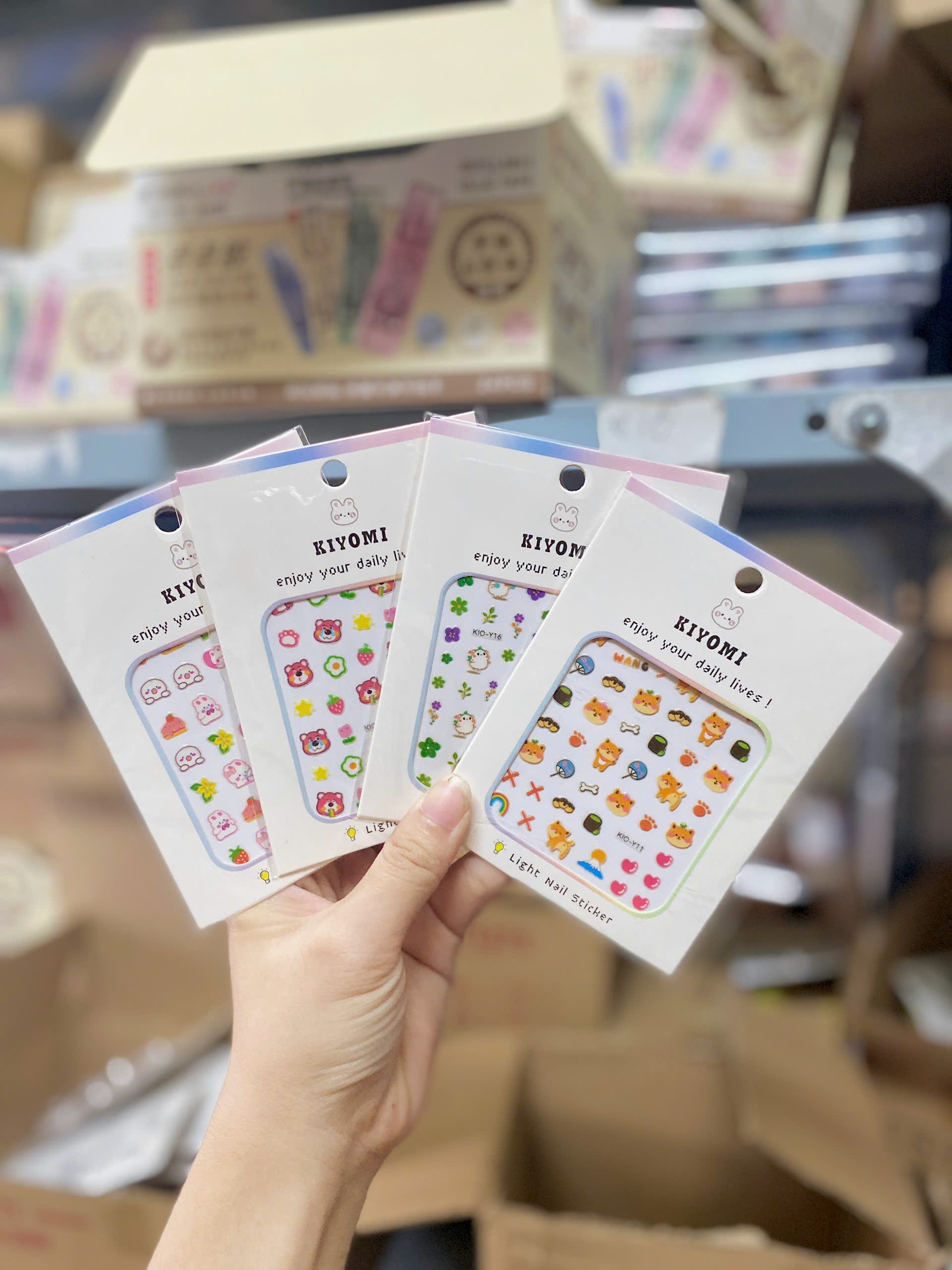 Set 10 Sticker Dán Móng Nhiều Mẫu RC1522