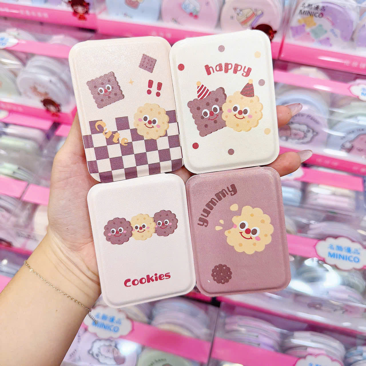 Hộp 12 Gương Chữ Nhật Khô