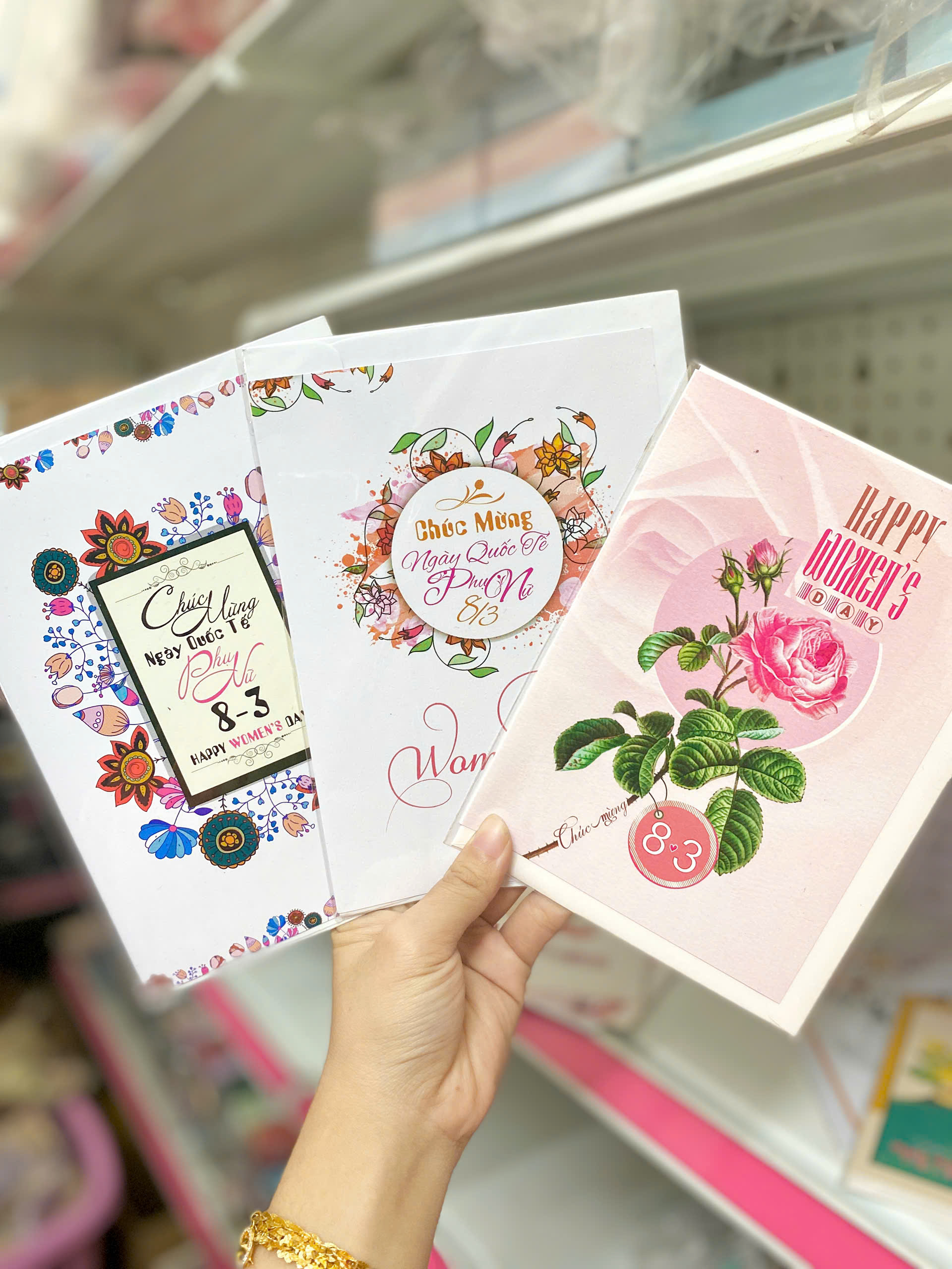 Thiệp Thủ Công 8/3 Lớn ND0126