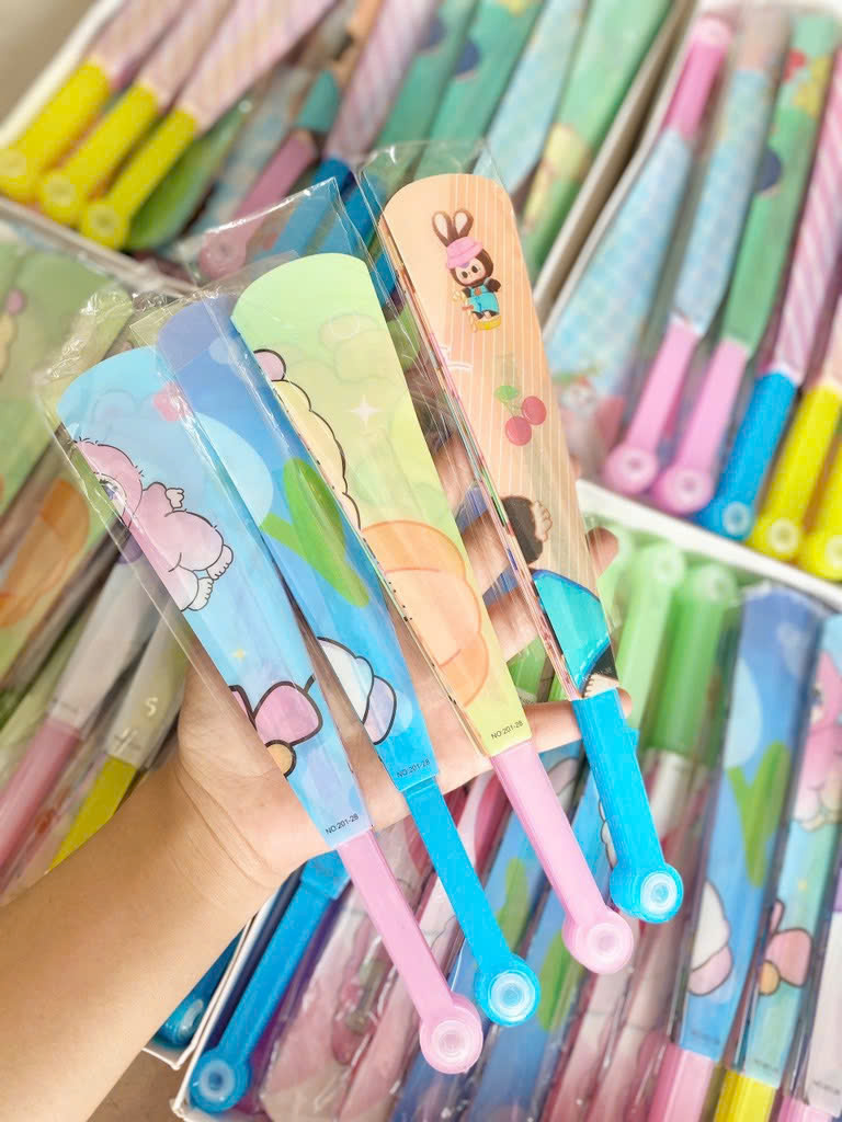 Set 10 Quạt Cầm Tay Xòe BB3