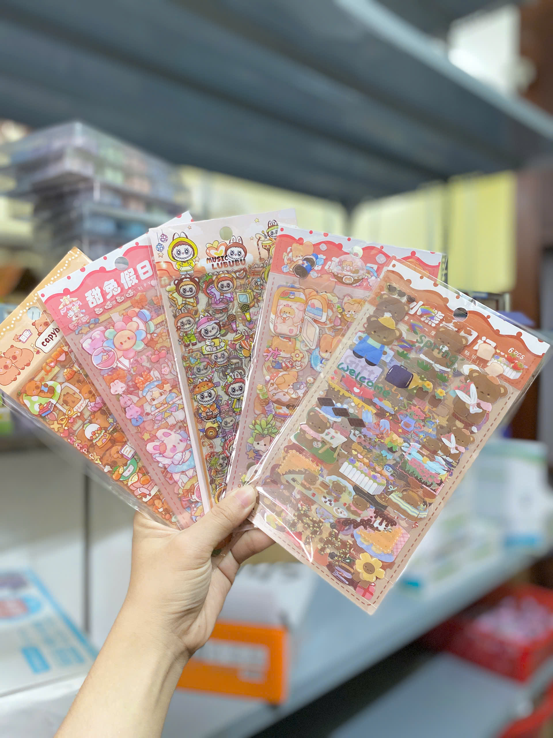 ( Set 10 ) Sticker Hoạt Hình