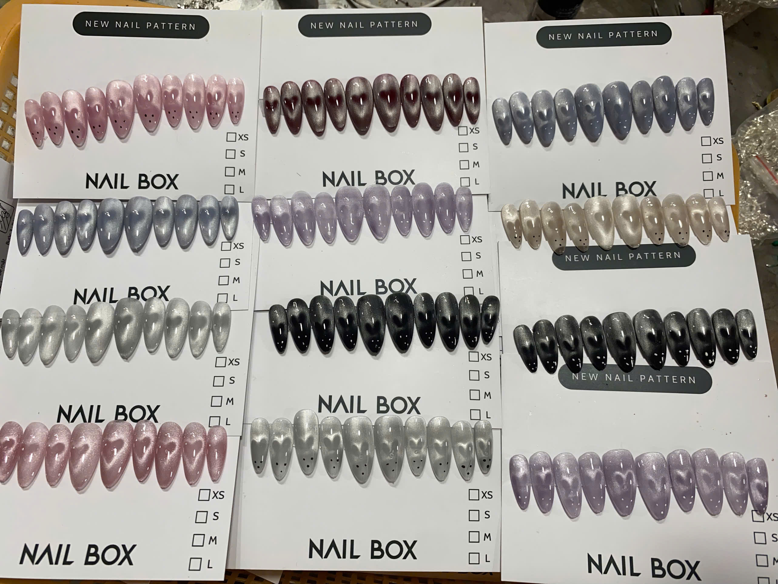 Nail Mắt Mèo Tim Thỏ