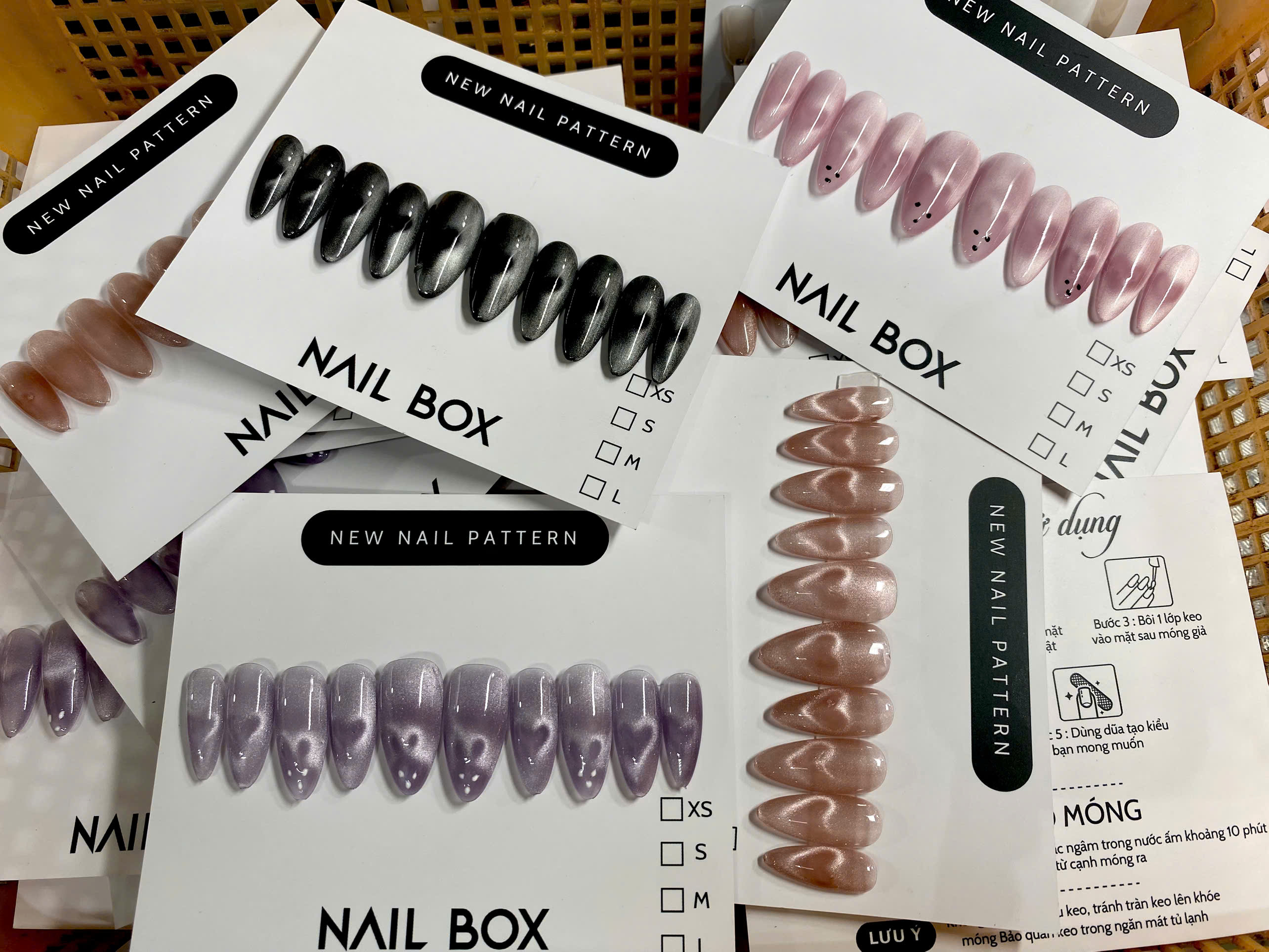 Nail Mắt Mèo Tim Thỏ