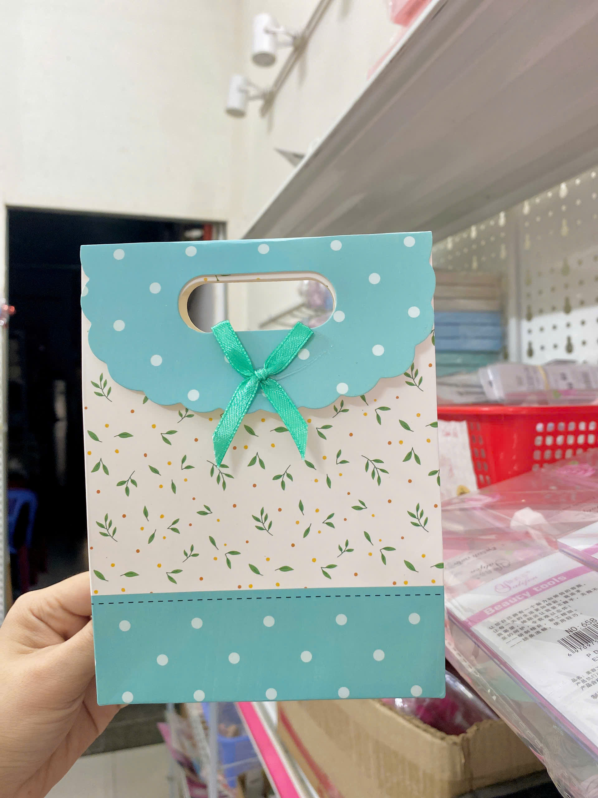 Túi Qùa Có Nắp Mini 12.5*16.5*6cm