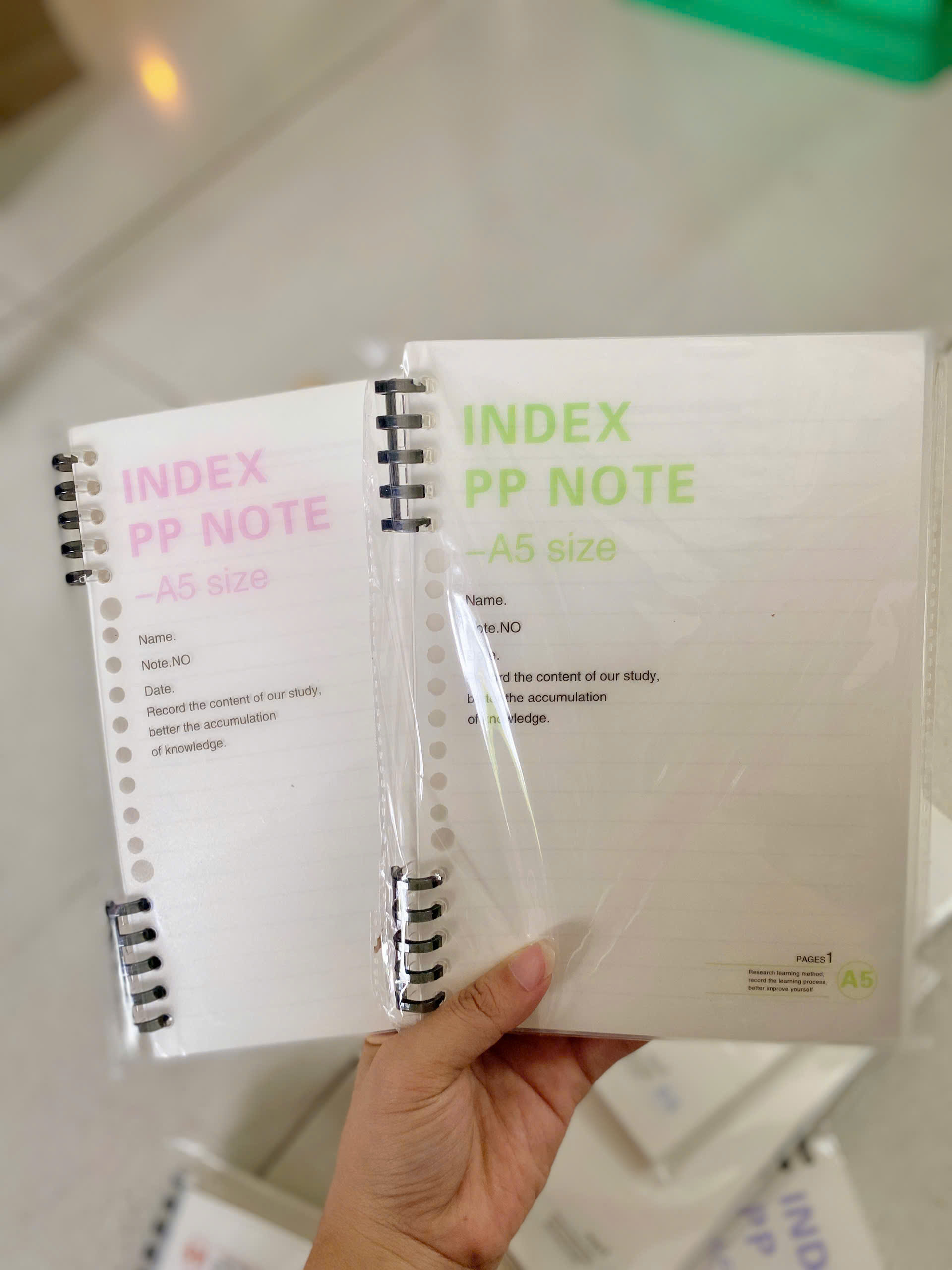 Sổ Còng Nhựa A5 Index 120 Trang