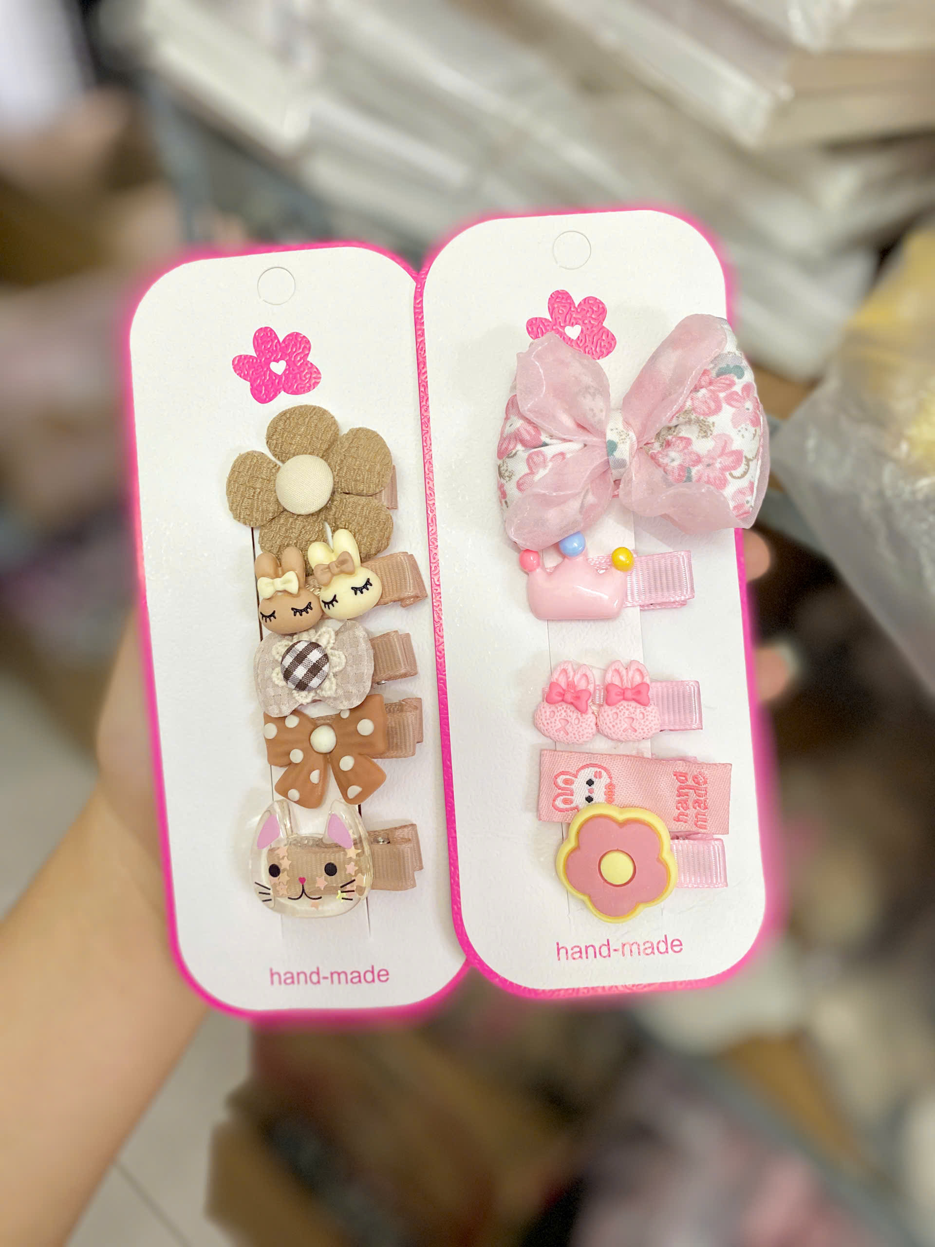 Set Kẹp Mái Hoa Và Nơ RC583