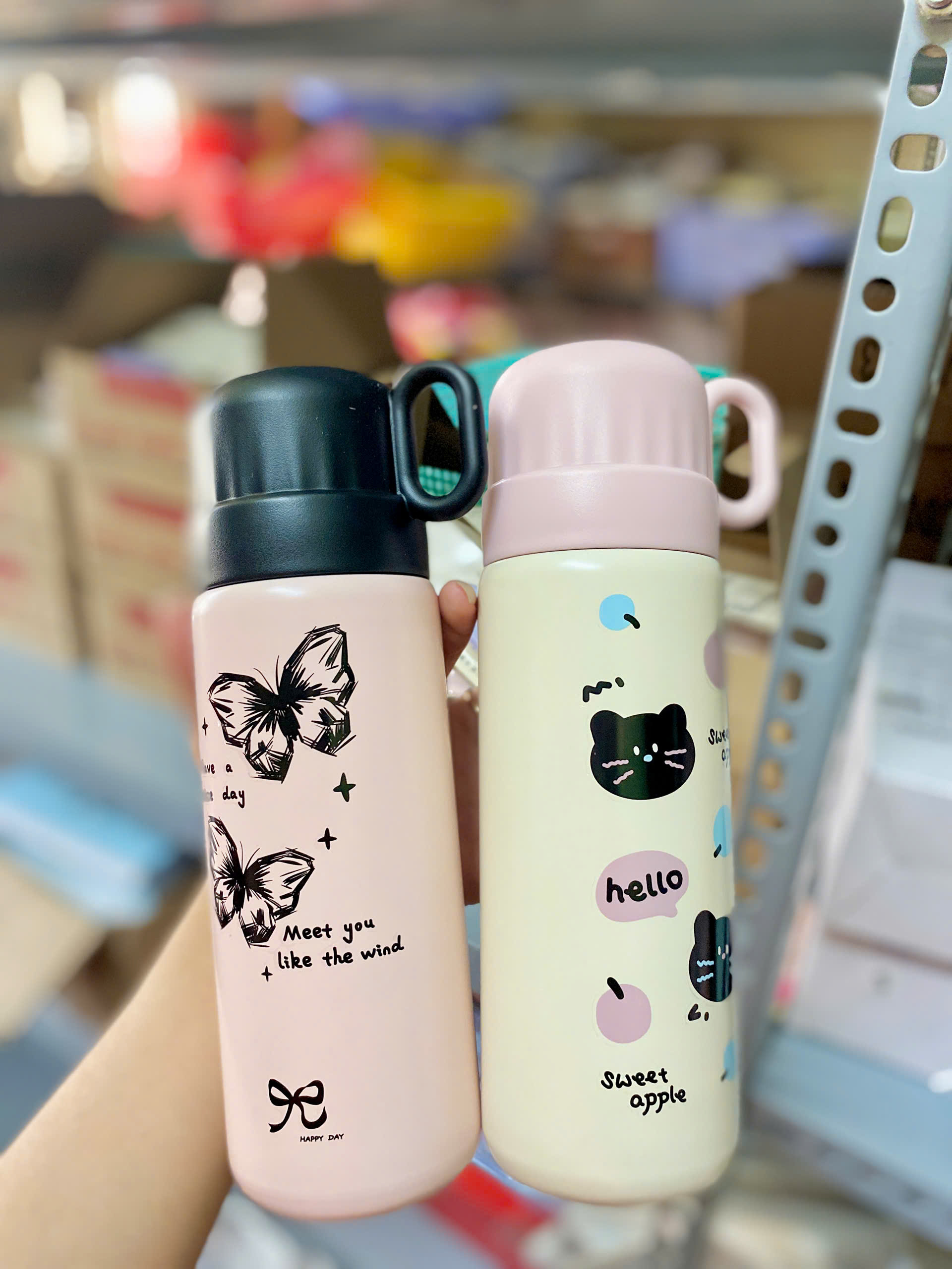 Bình Giữ Nhiệt Mèo Mun RC1423