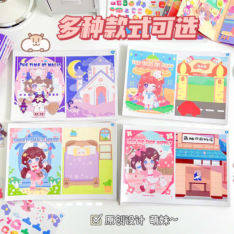 Sticker Tương Tác Cô Gái Cute (Nhỏ )