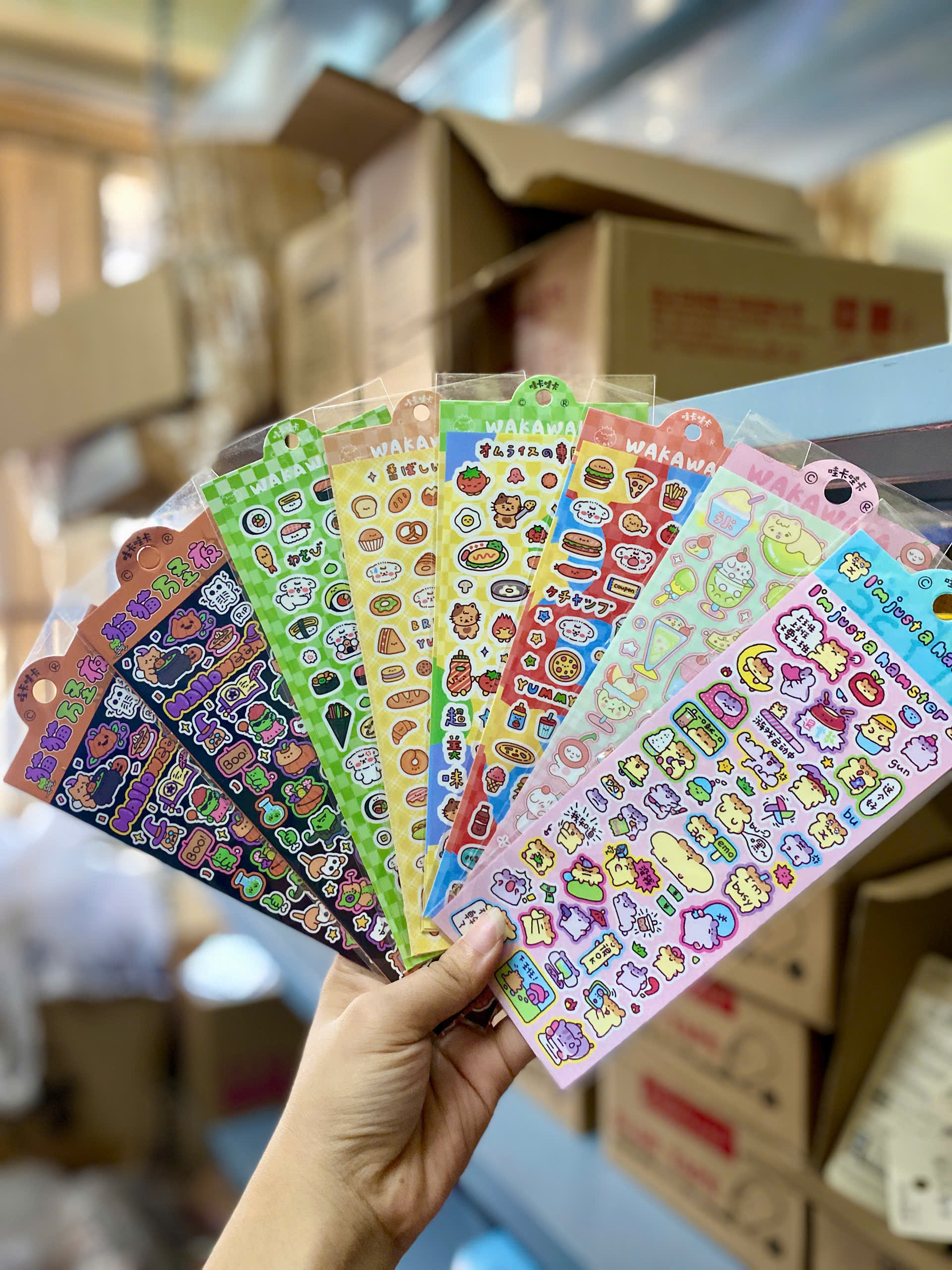 ( SET 10) Sticker Hoạt Hình