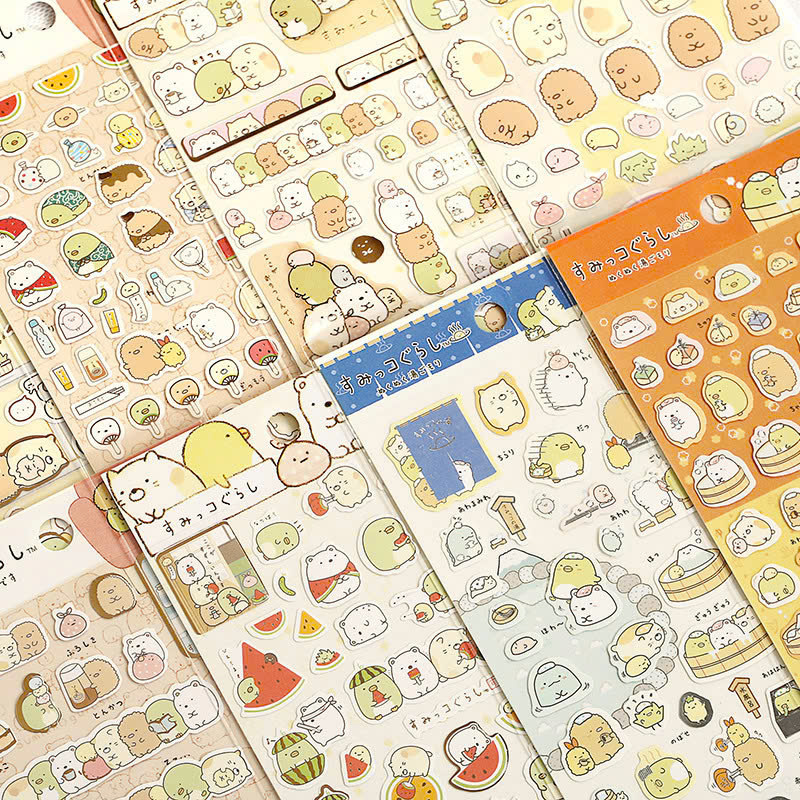 (SET 10 ) Sticker Gấu