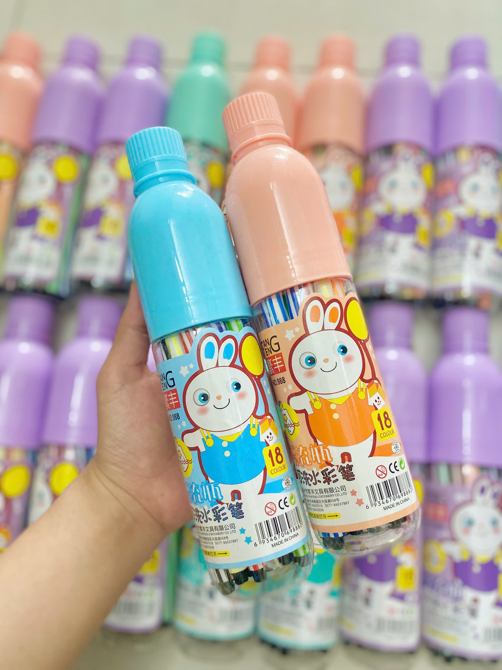 Hộp Bút Lông Màu 18 Màu RC0515