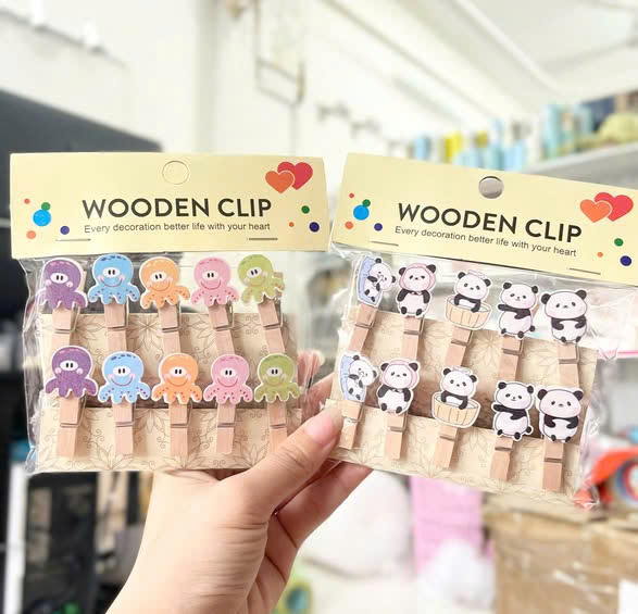 Vỉ Kẹp Ảnh Gỗ