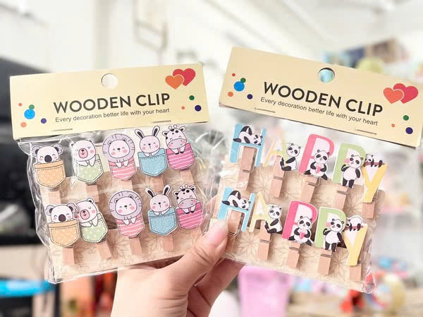 Vỉ Kẹp Ảnh Gỗ