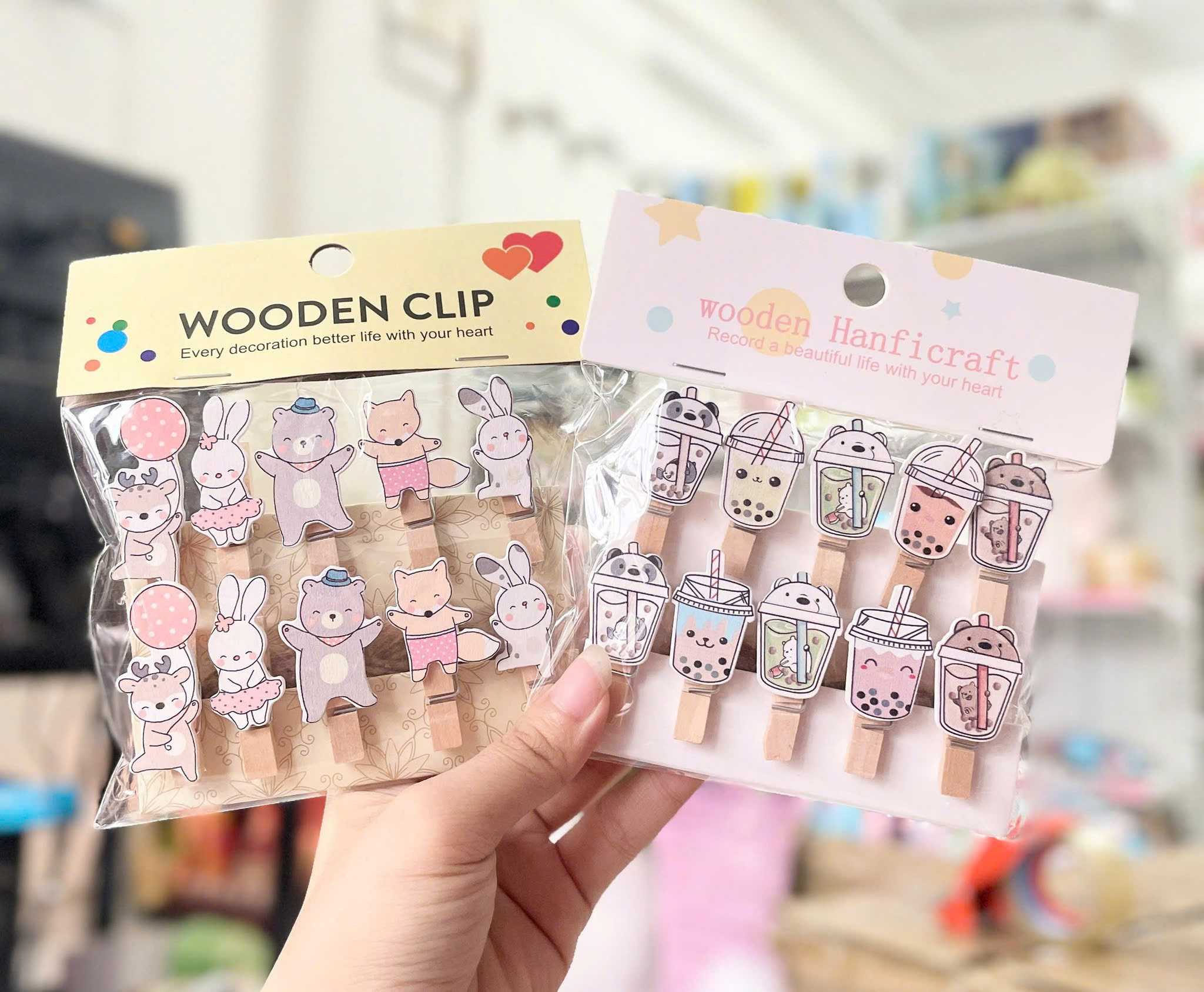 Vỉ Kẹp Ảnh Gỗ