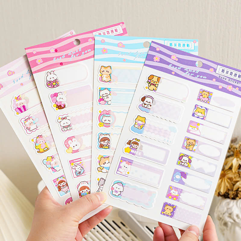 Set 10 Sticker Nhãn Dán