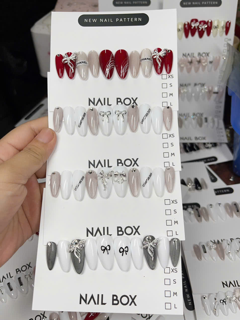 Nail Box Tay Kèm Keo Dũa ND99