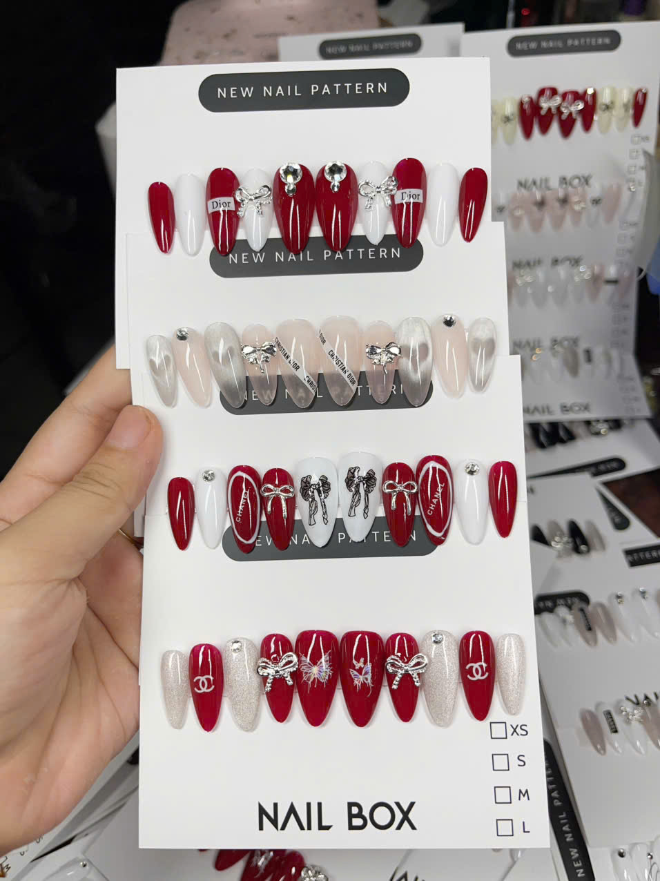 Nail Box Tay Kèm Keo Dũa ND99