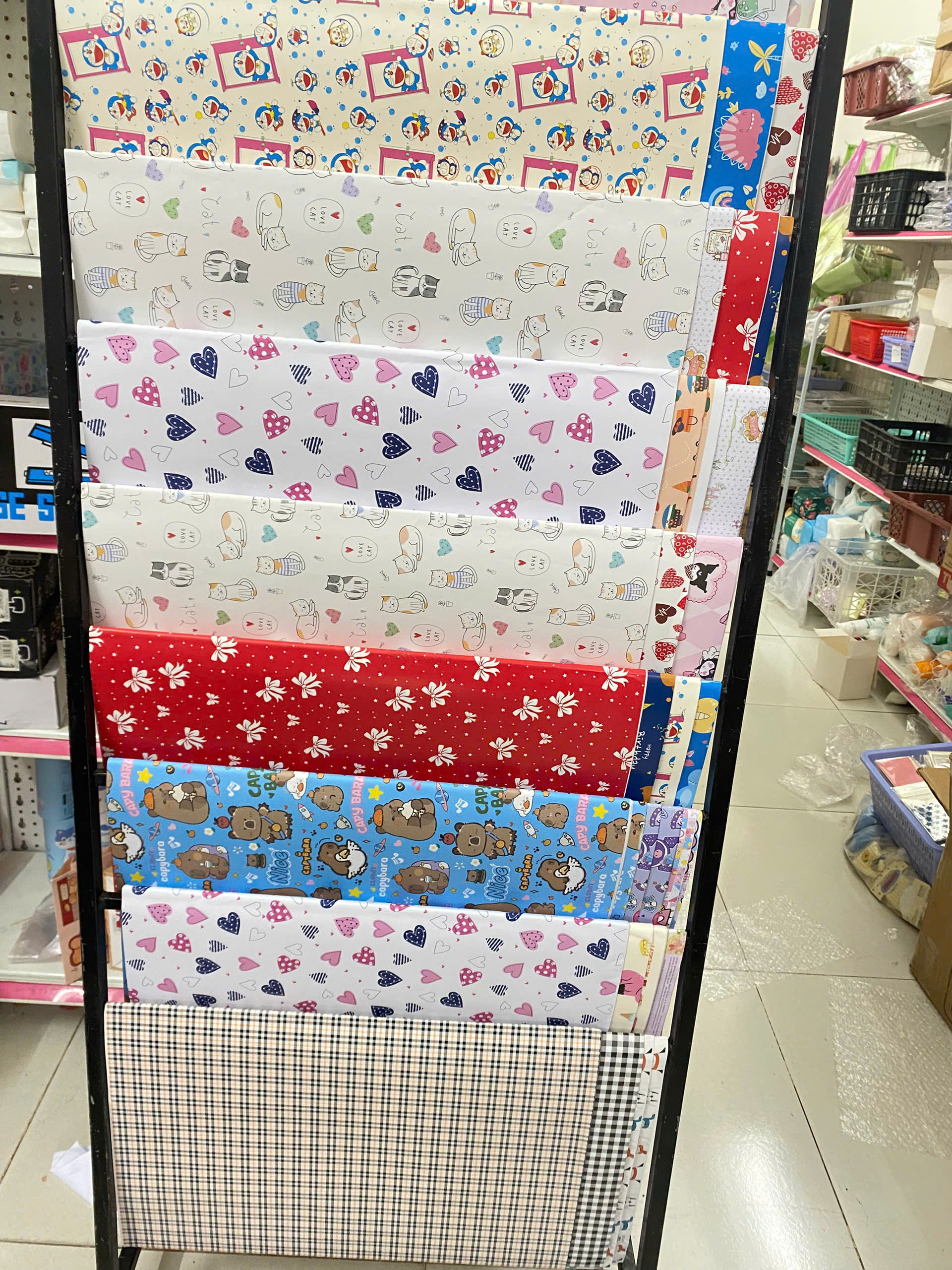 Set 10 Giấy Gói Qùa Lụa ND01765