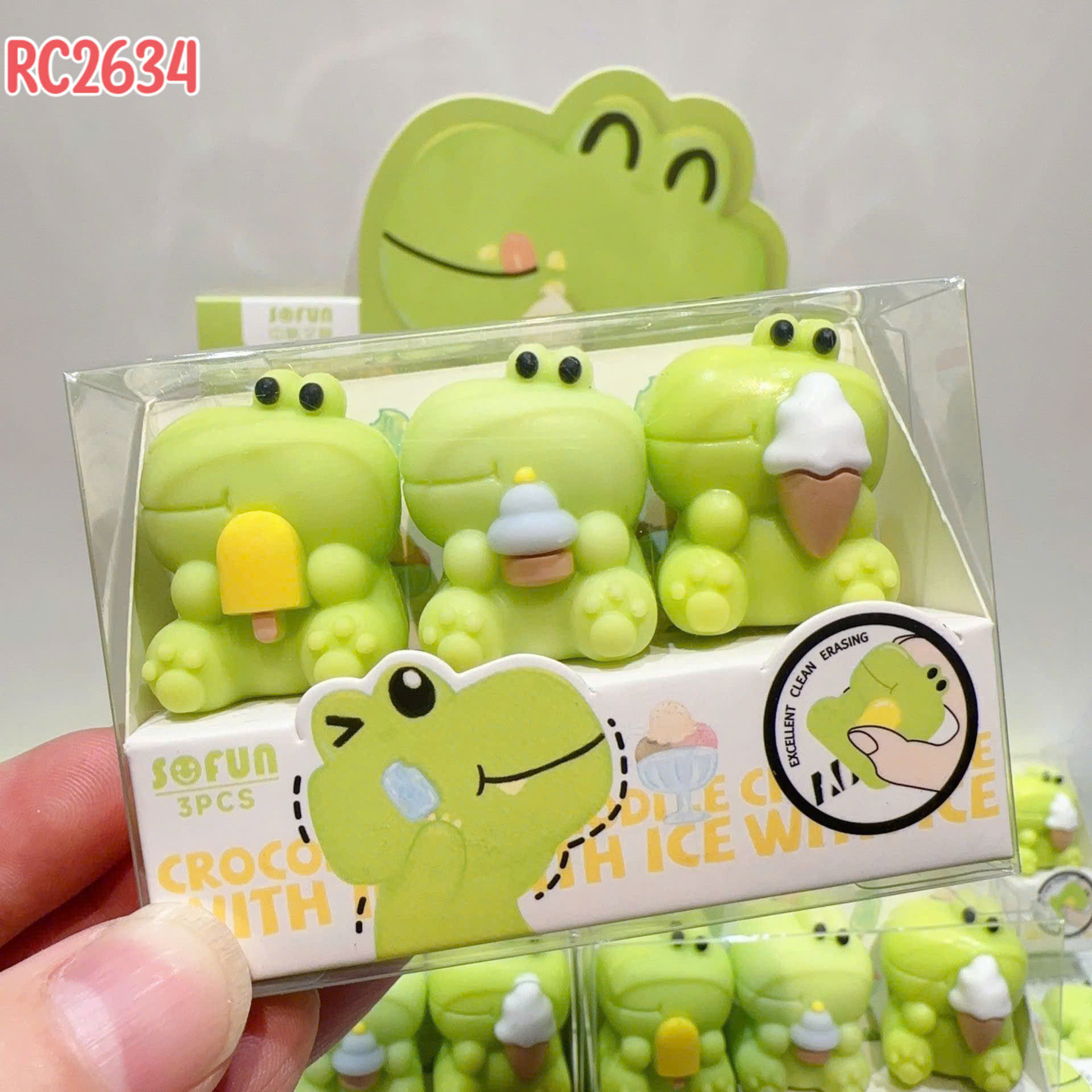 Hộp Tẩy Khủng Long RC2634