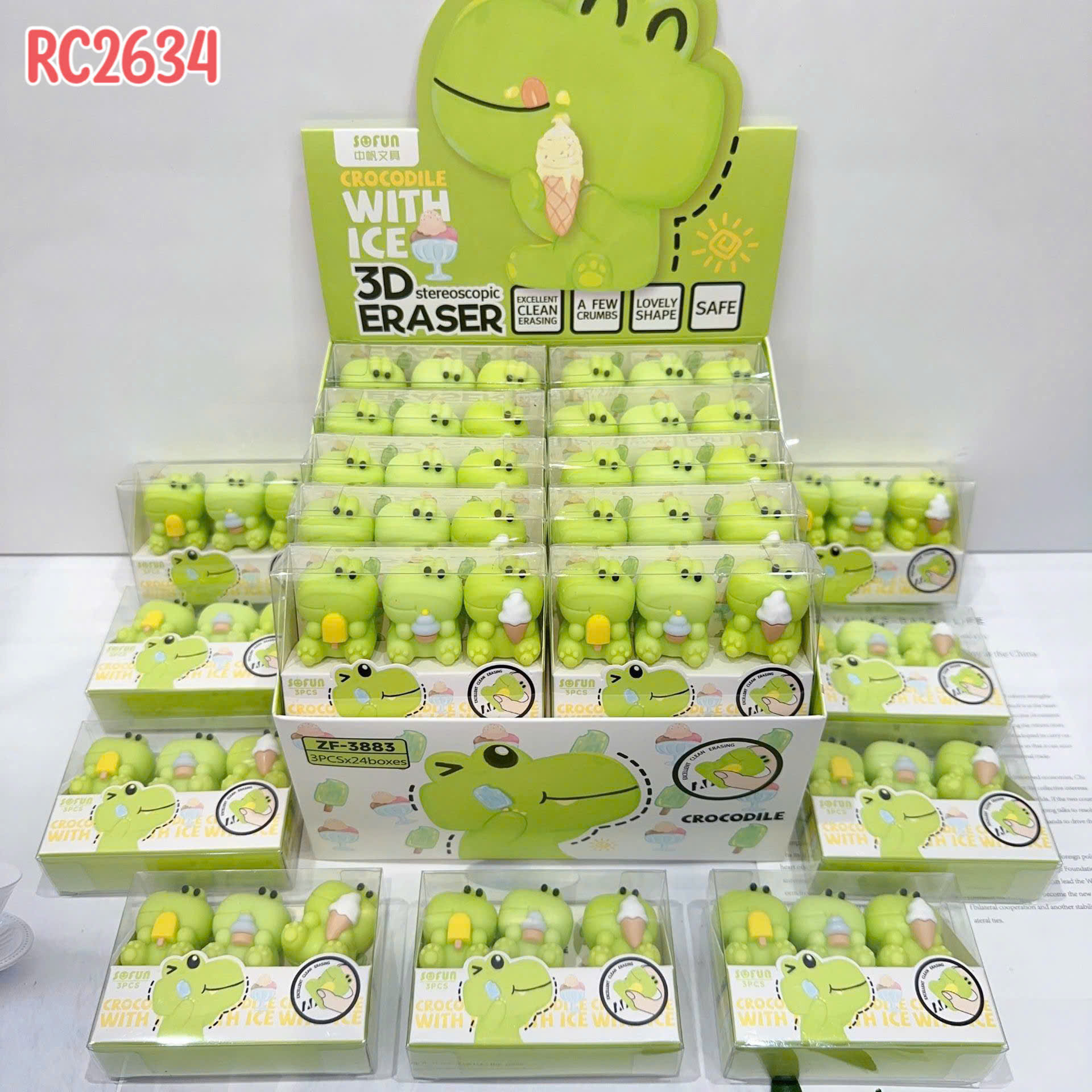 Hộp Tẩy Khủng Long RC2634