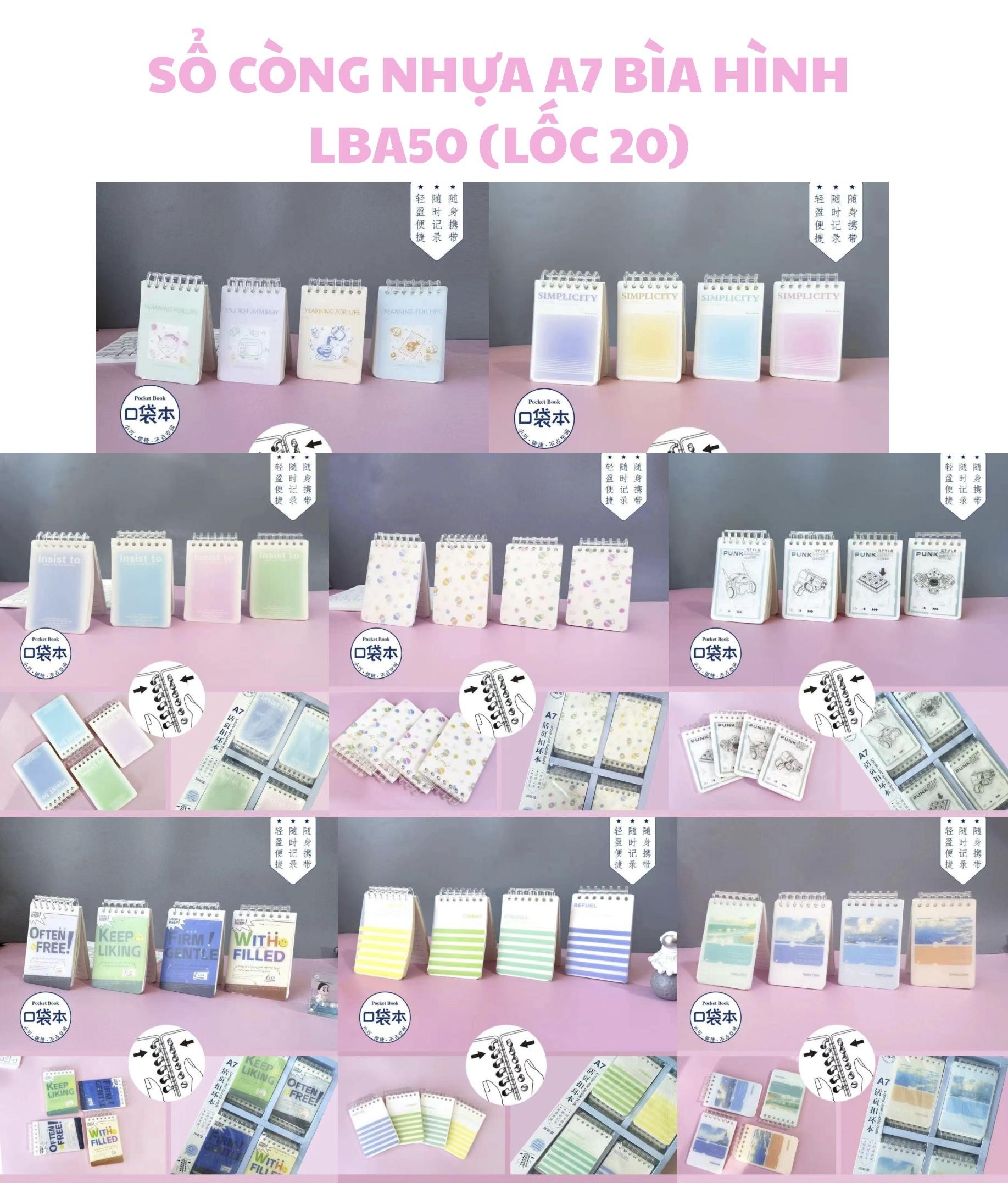 Sổ Còng Nhựa A7 RC501