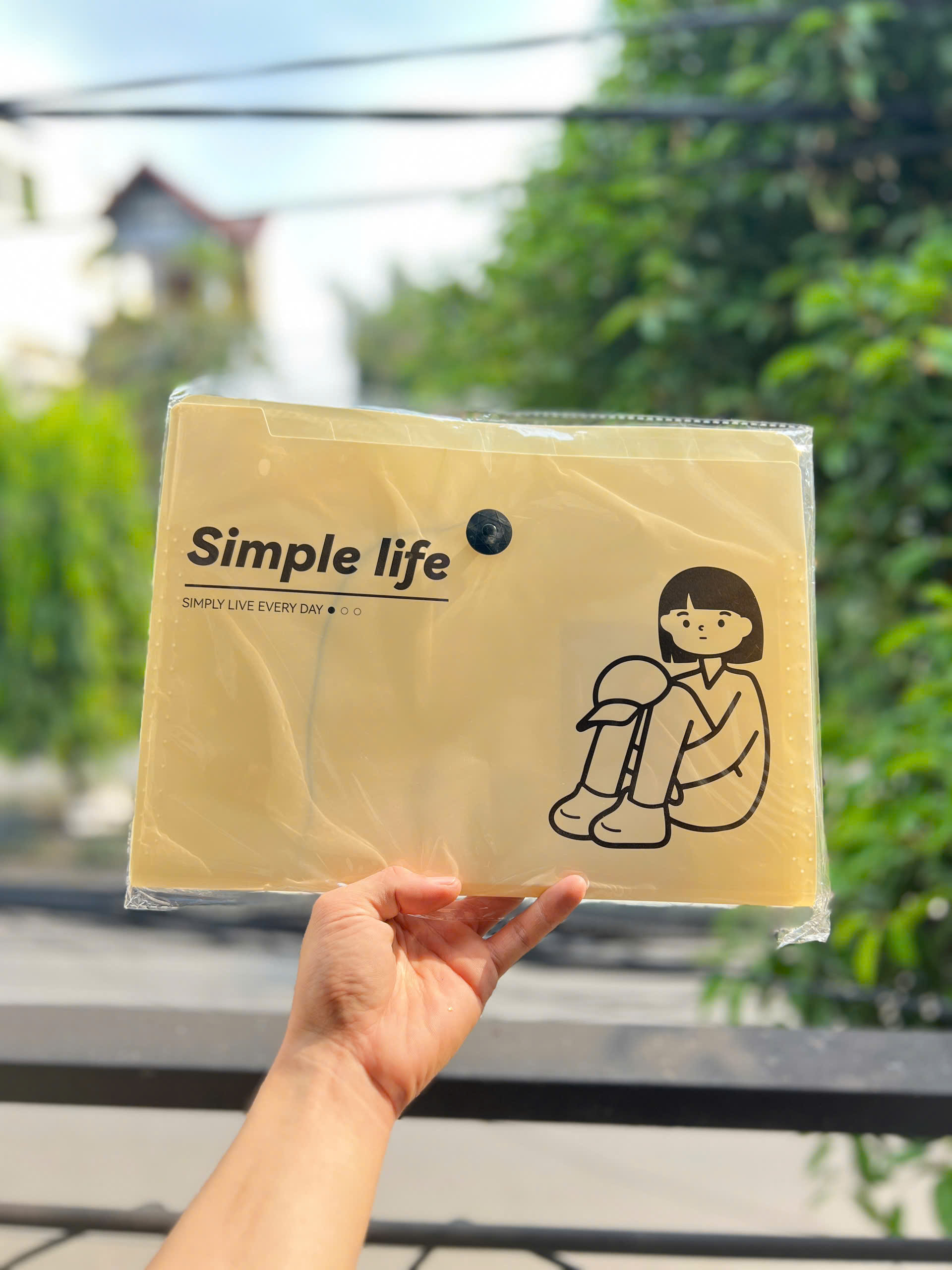 Bìa 8 Ngăn Simple Life