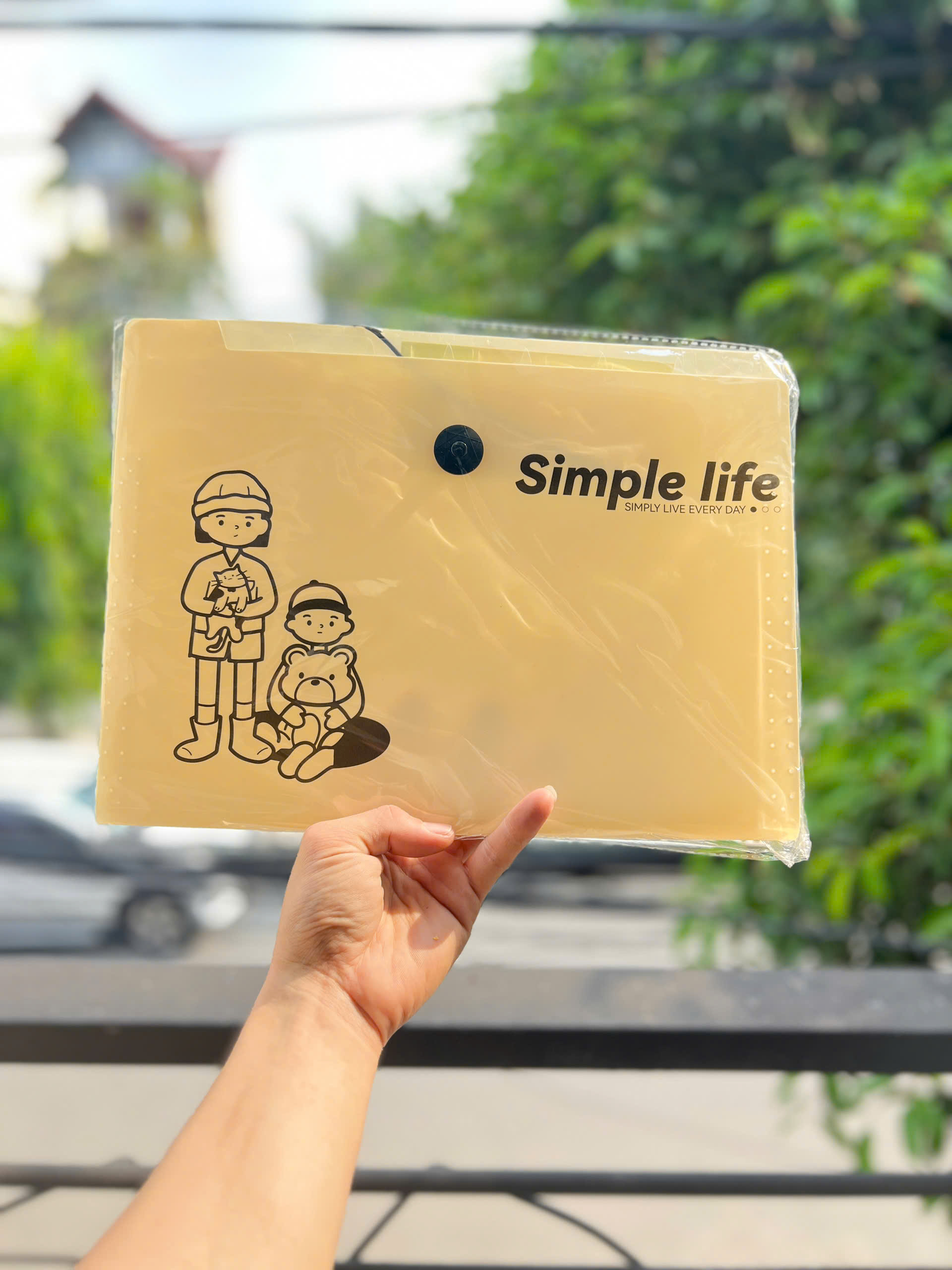 Bìa 8 Ngăn Simple Life