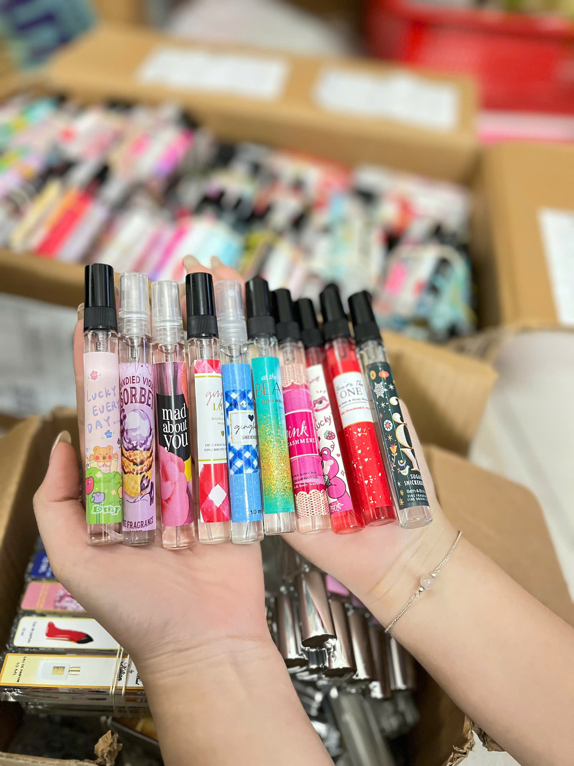 Set 10 Chai Chiết Body Mist ND01795