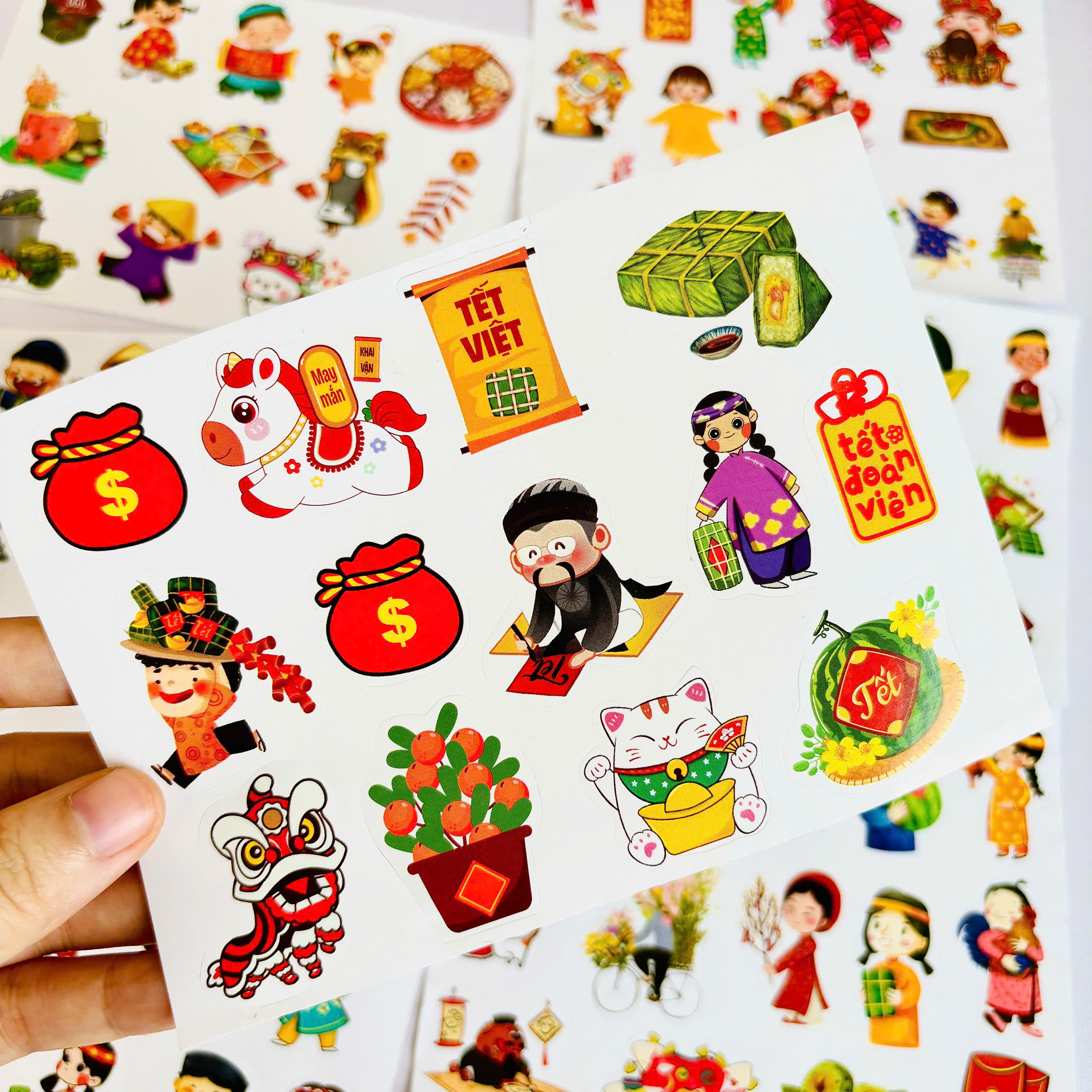 Sticker Trang Trí  Tết