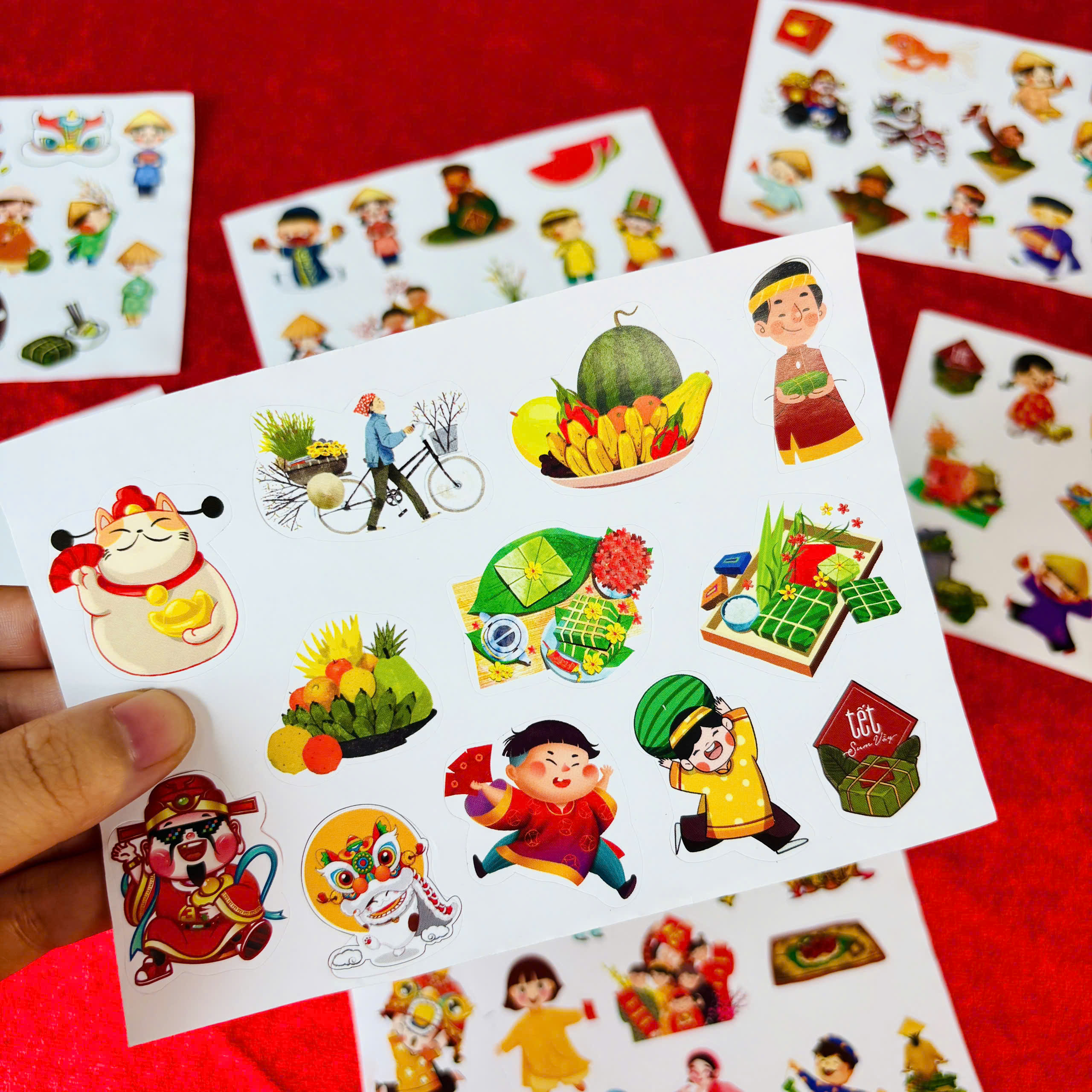 Sticker Trang Trí  Tết