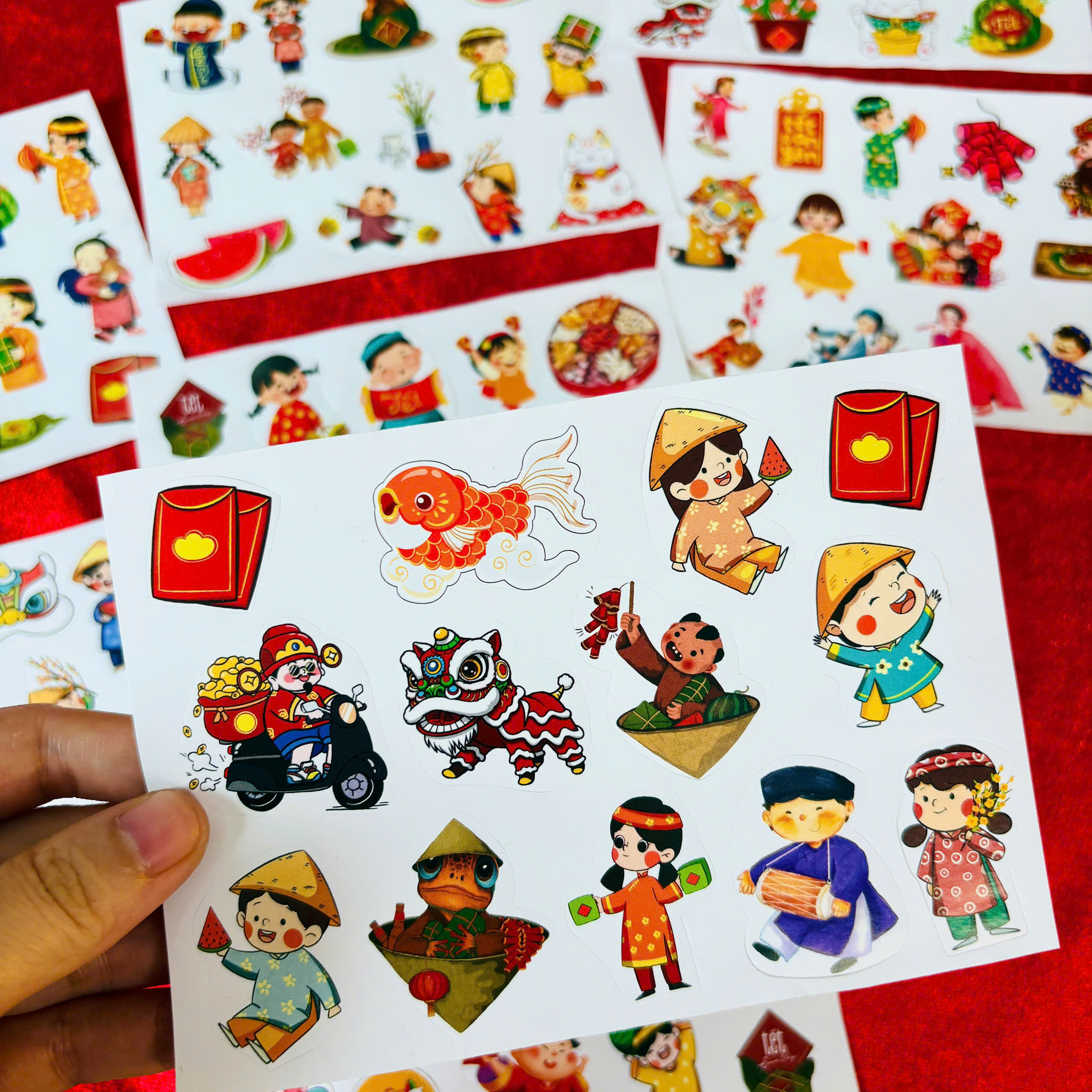 Sticker Trang Trí  Tết