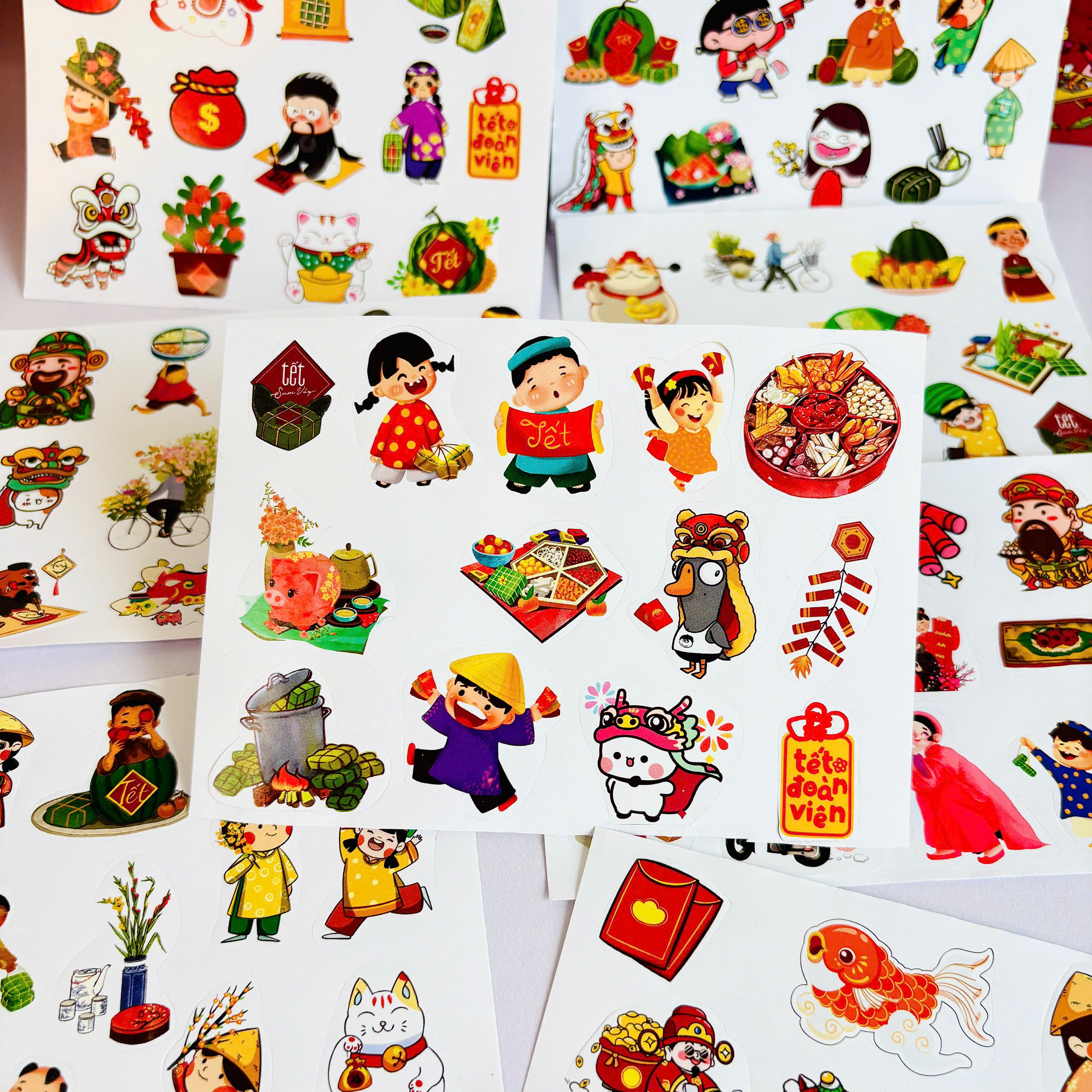 Sticker Trang Trí  Tết