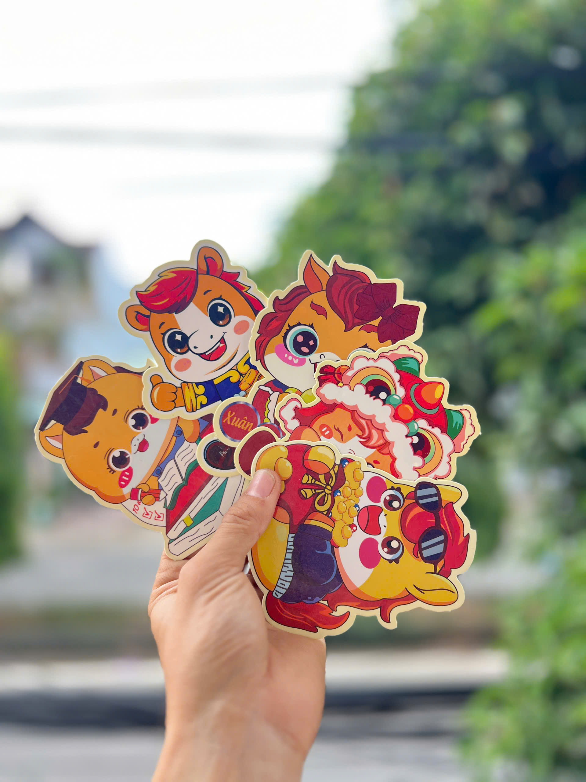 Set Bao Lì xì chibi (khoảng 50c)