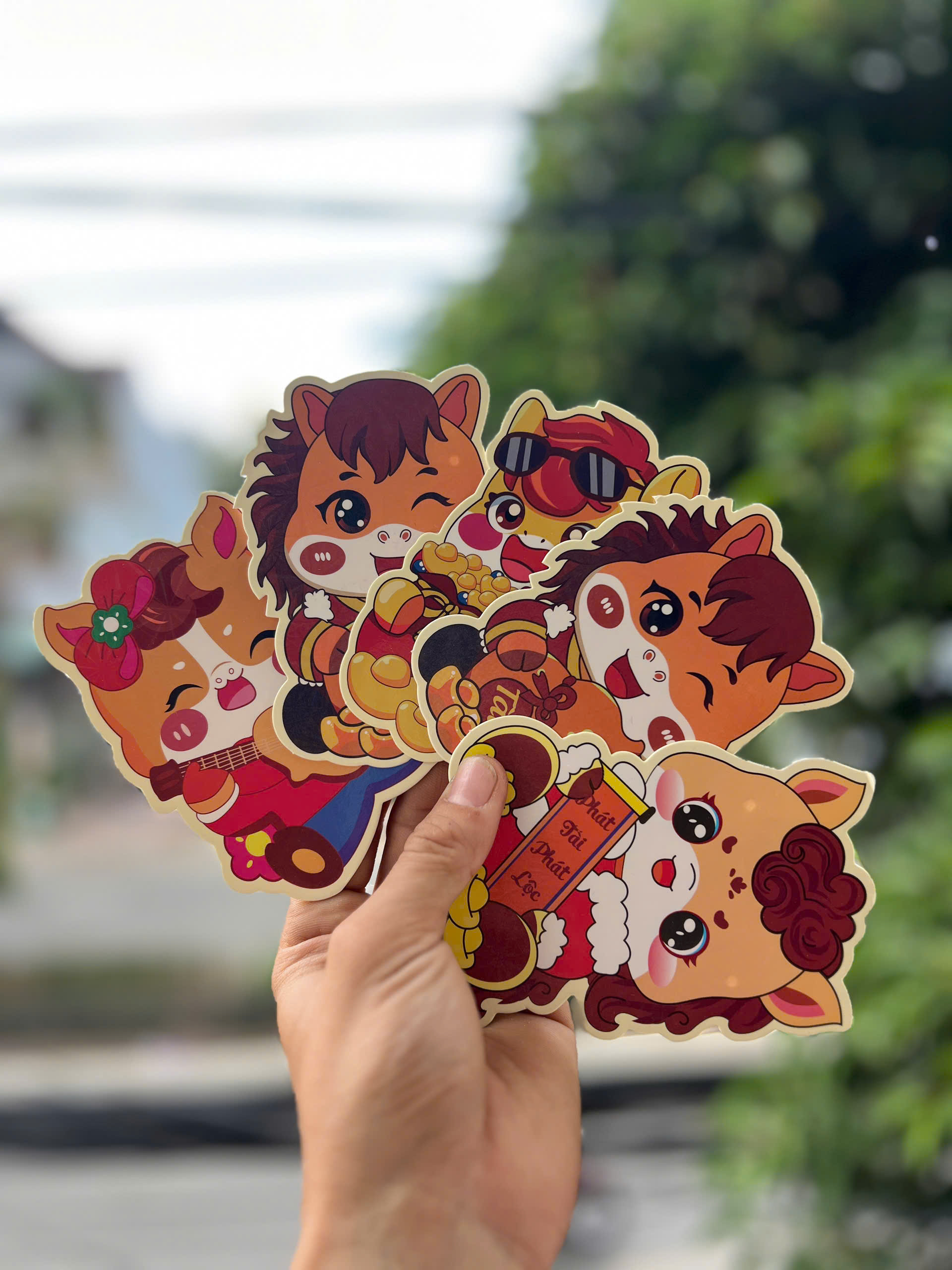 Set Bao Lì xì chibi (khoảng 50c)