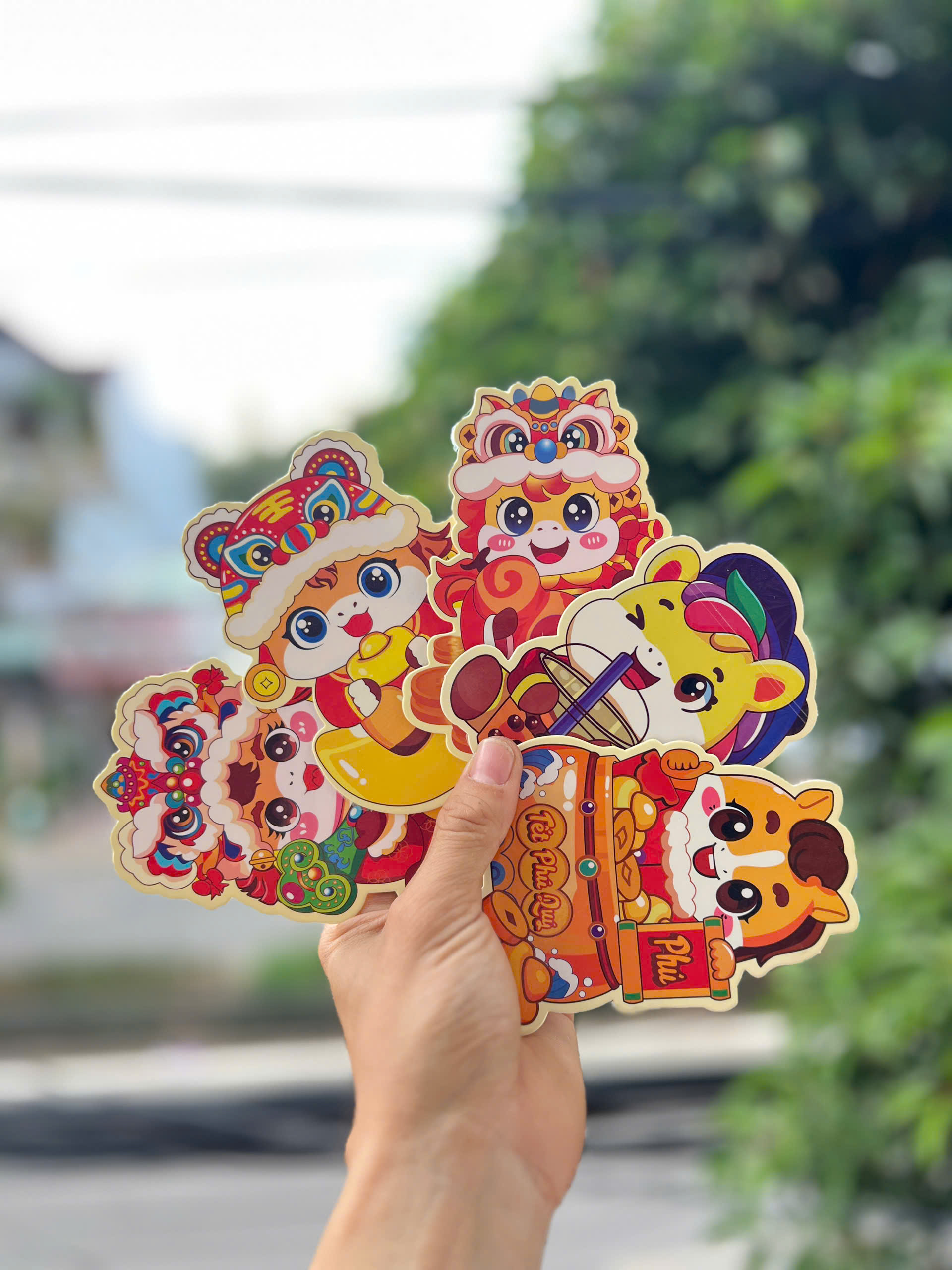 Set Bao Lì xì chibi (khoảng 50c)
